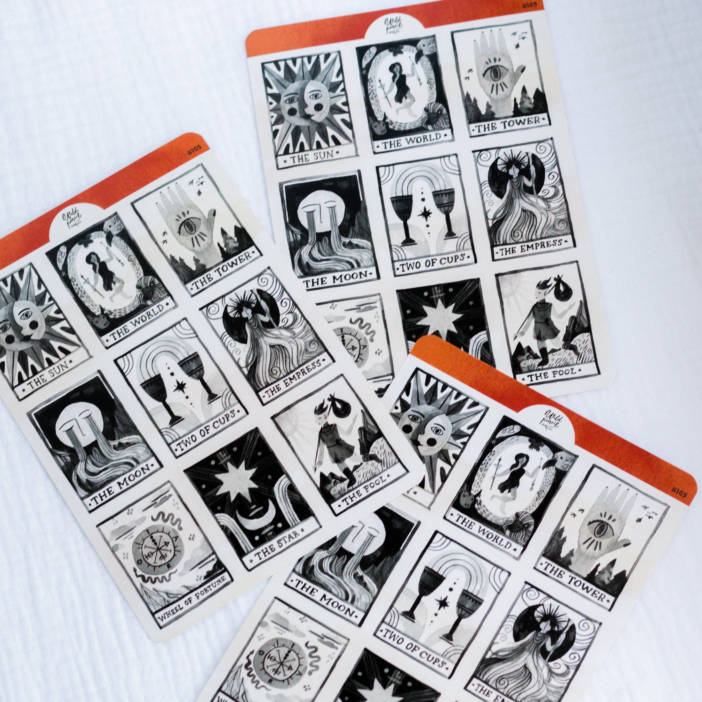 Tarot Cards Sticker Sheet