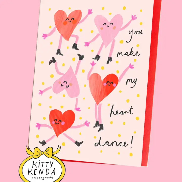 Heart Dance Valentine's Day Card