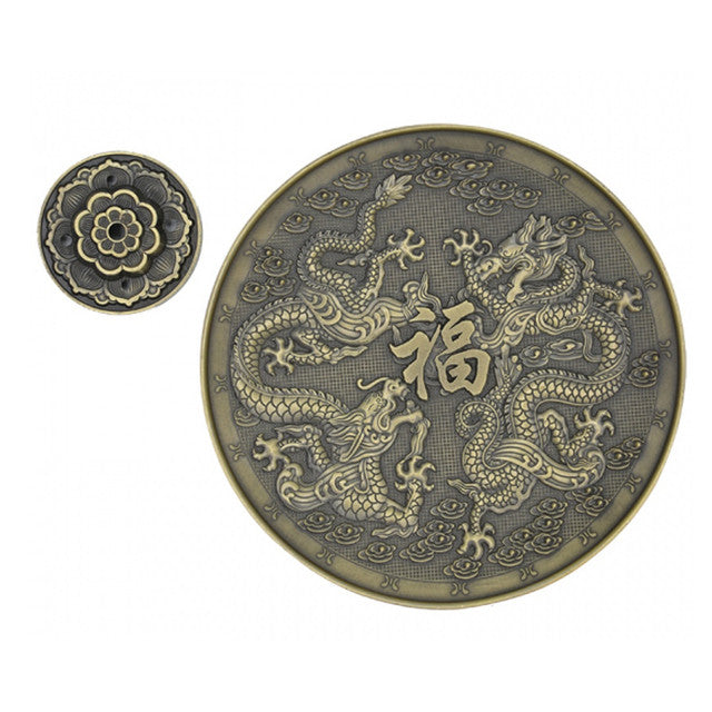 Bronze Dragon Incense Holder