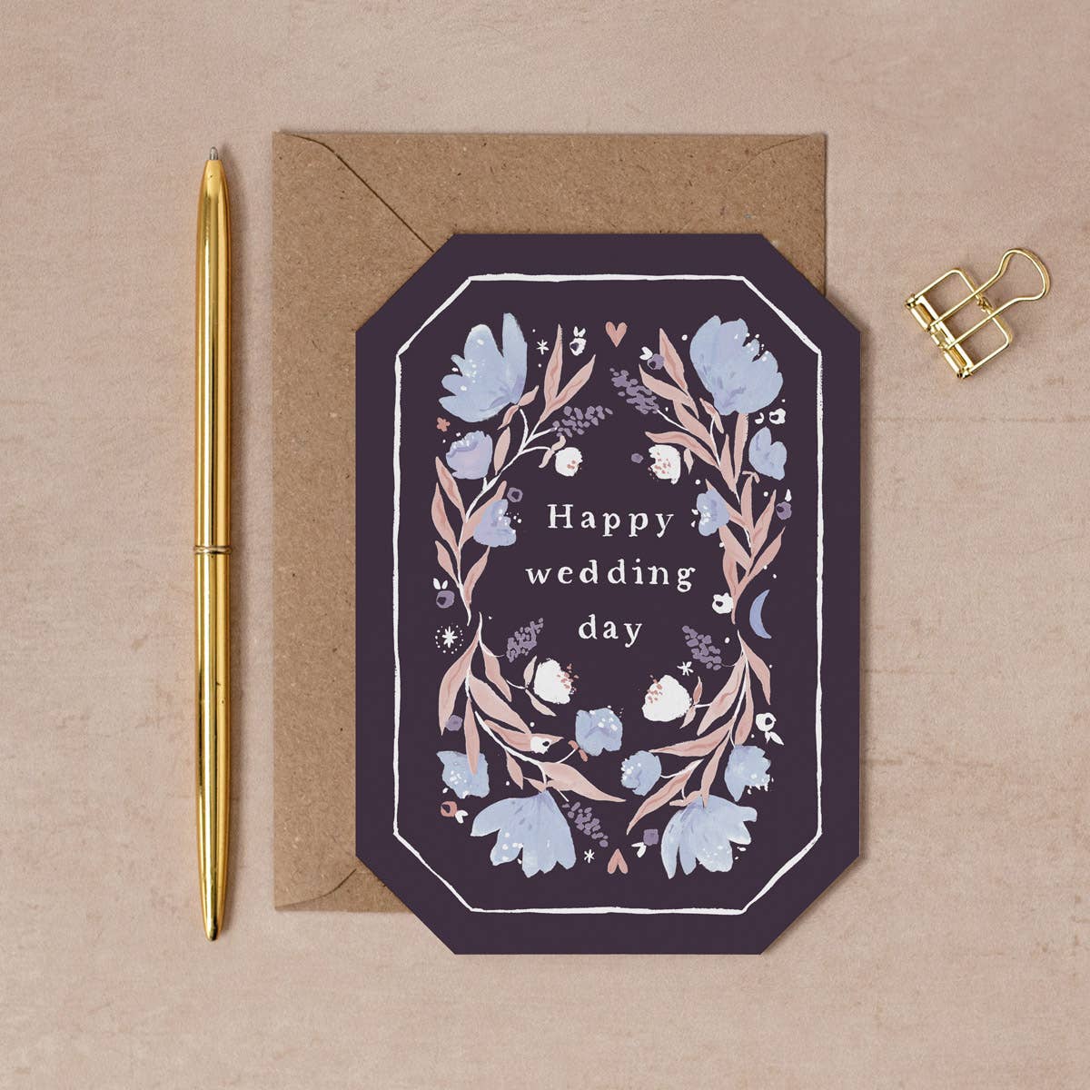 Floral Wedding Card