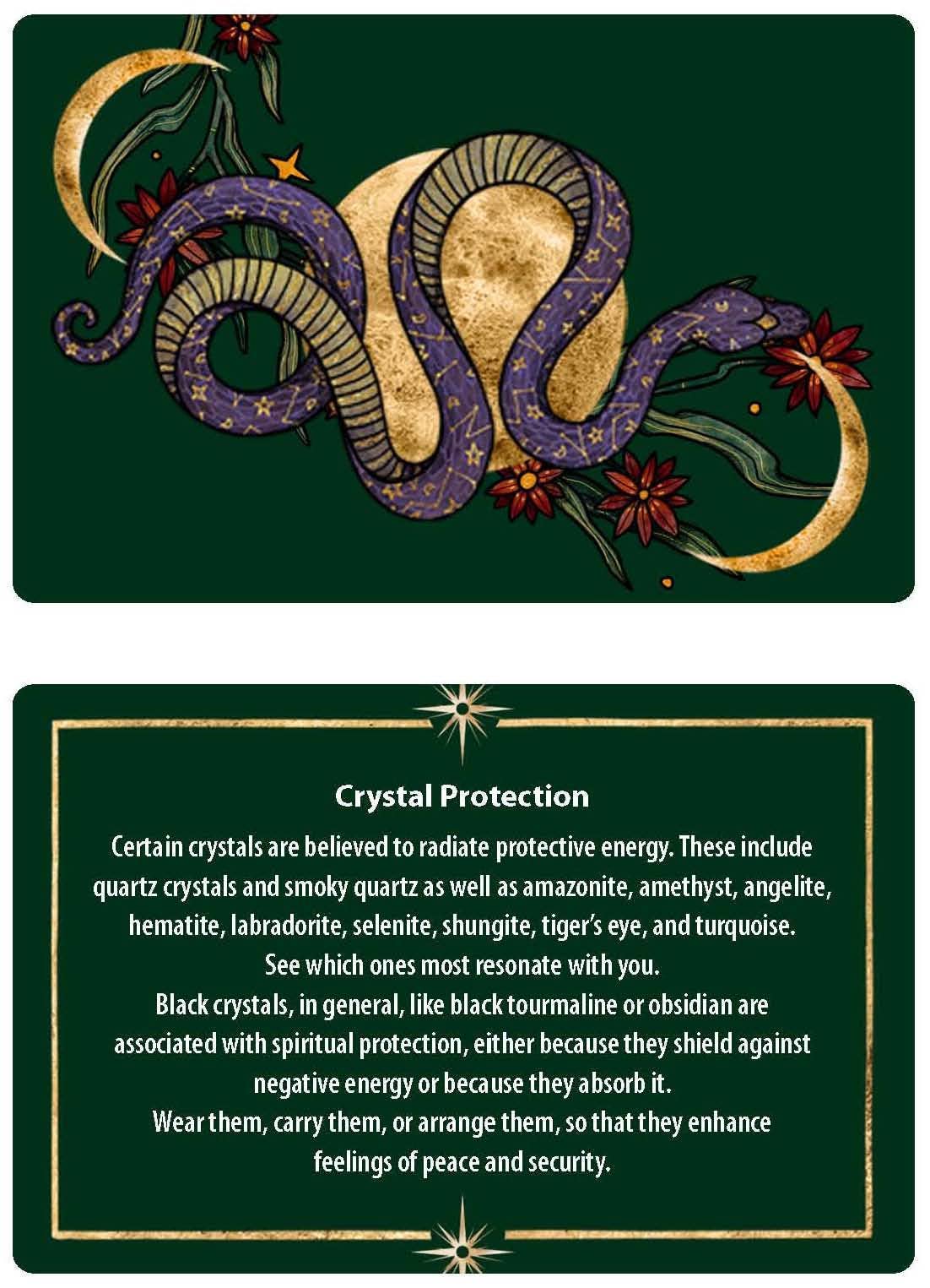 Protection Spells : Cards for Self-Defense
