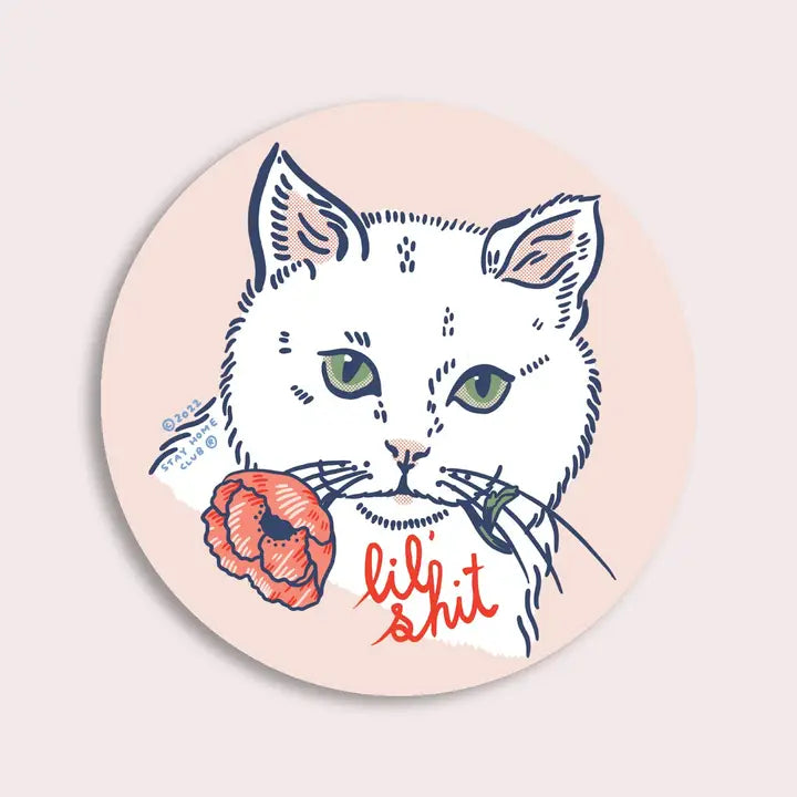 Lil Sh*t (Cat) Vinyl Sticker