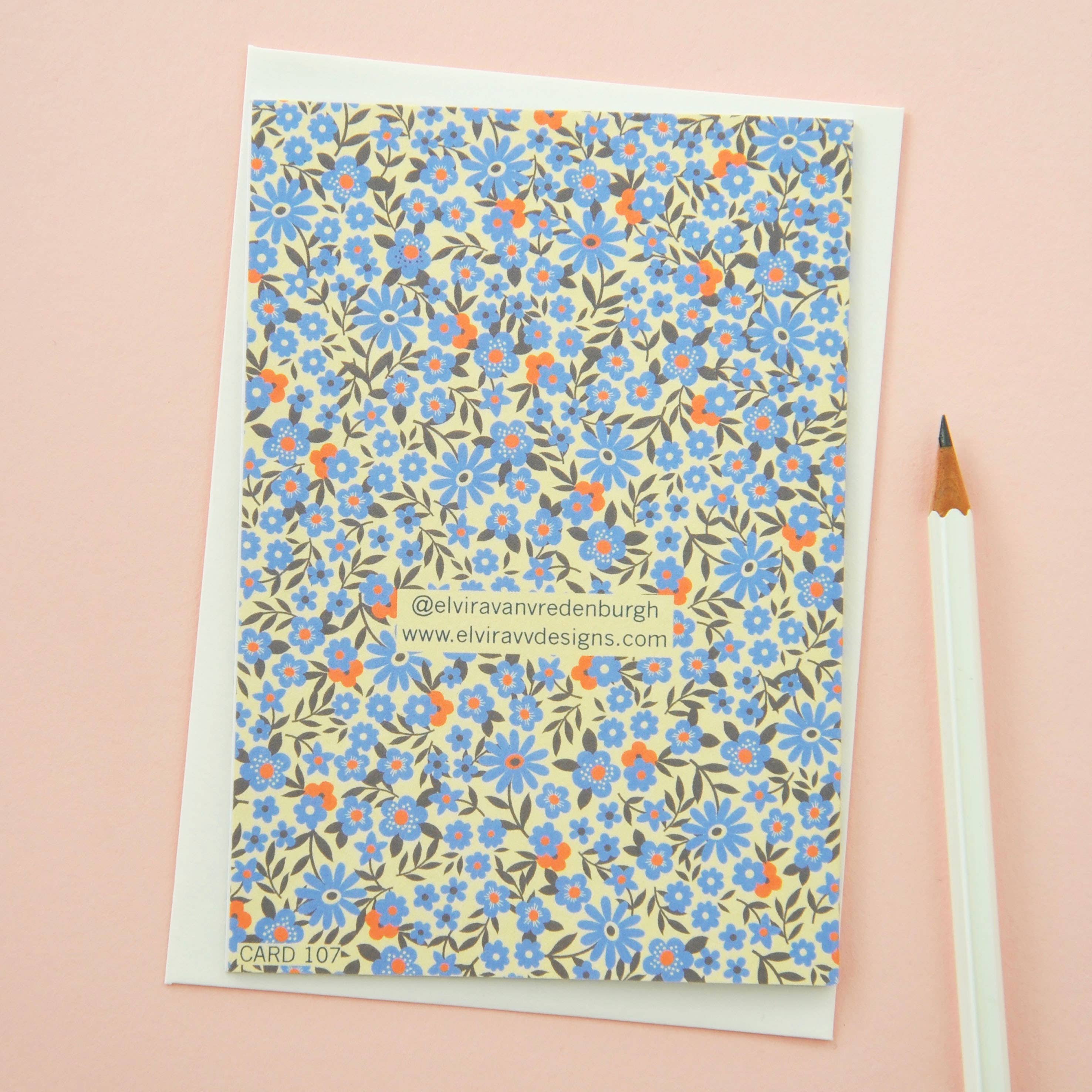 Pretty Floral Congratulations Card