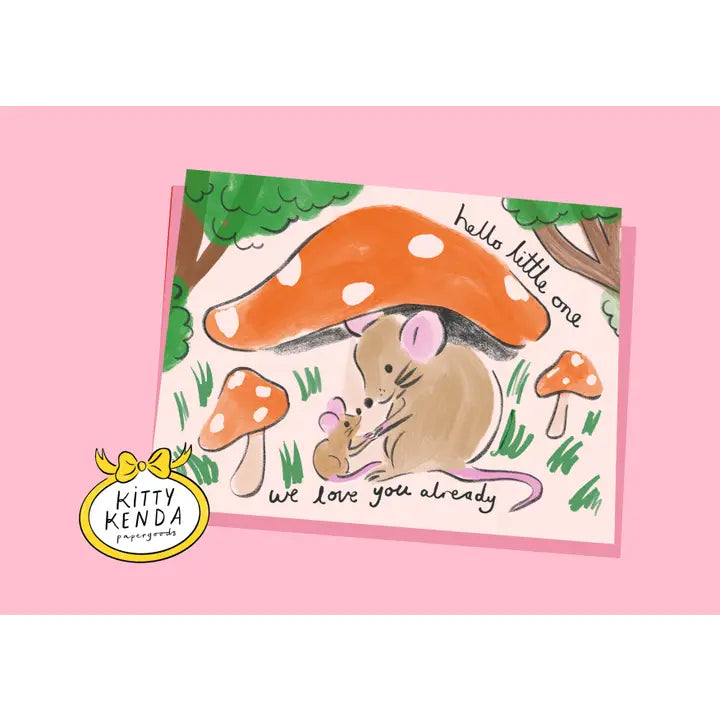 Baby Mouse New Baby Card