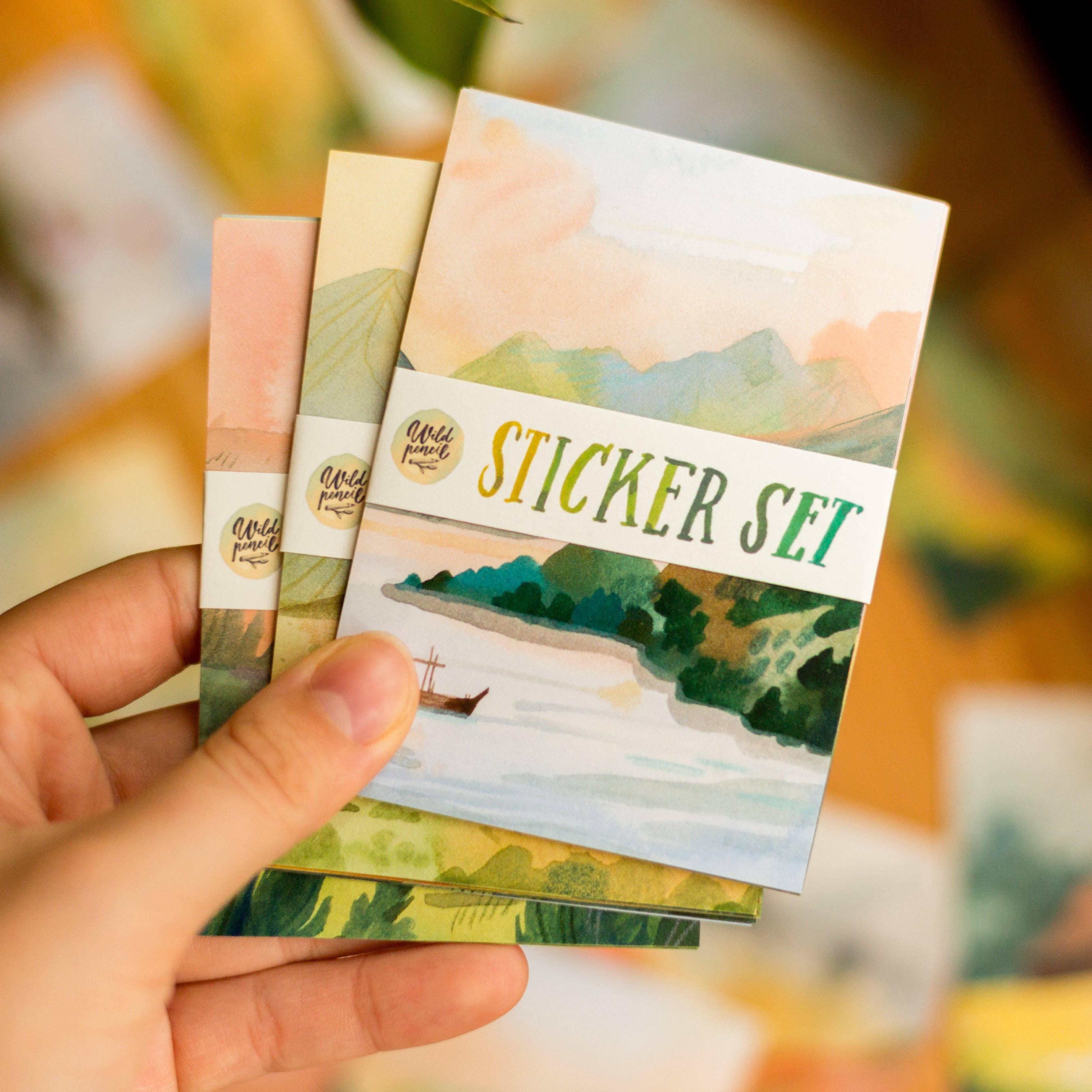 Landscapes Sticker Set