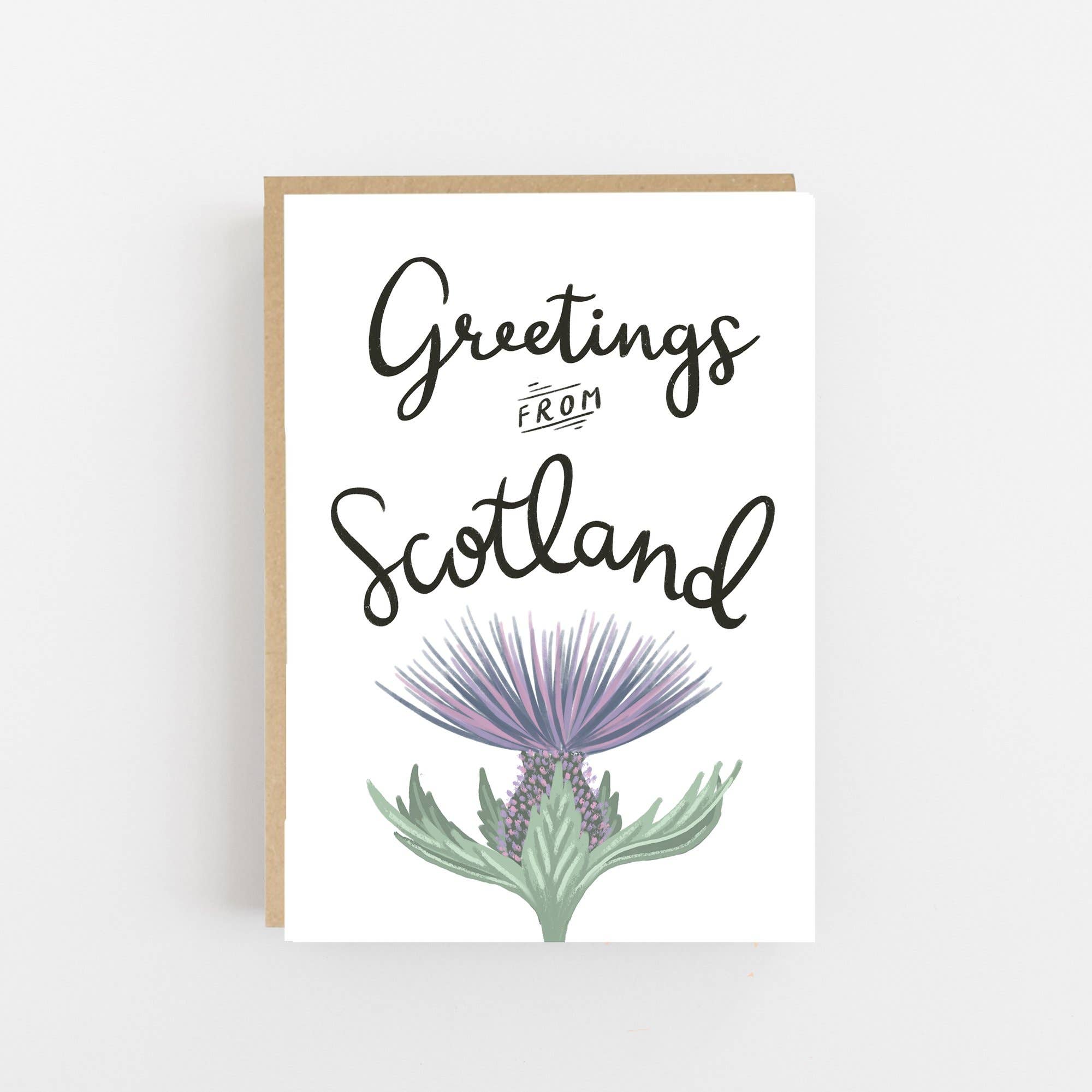 Greetings From Scotland Card