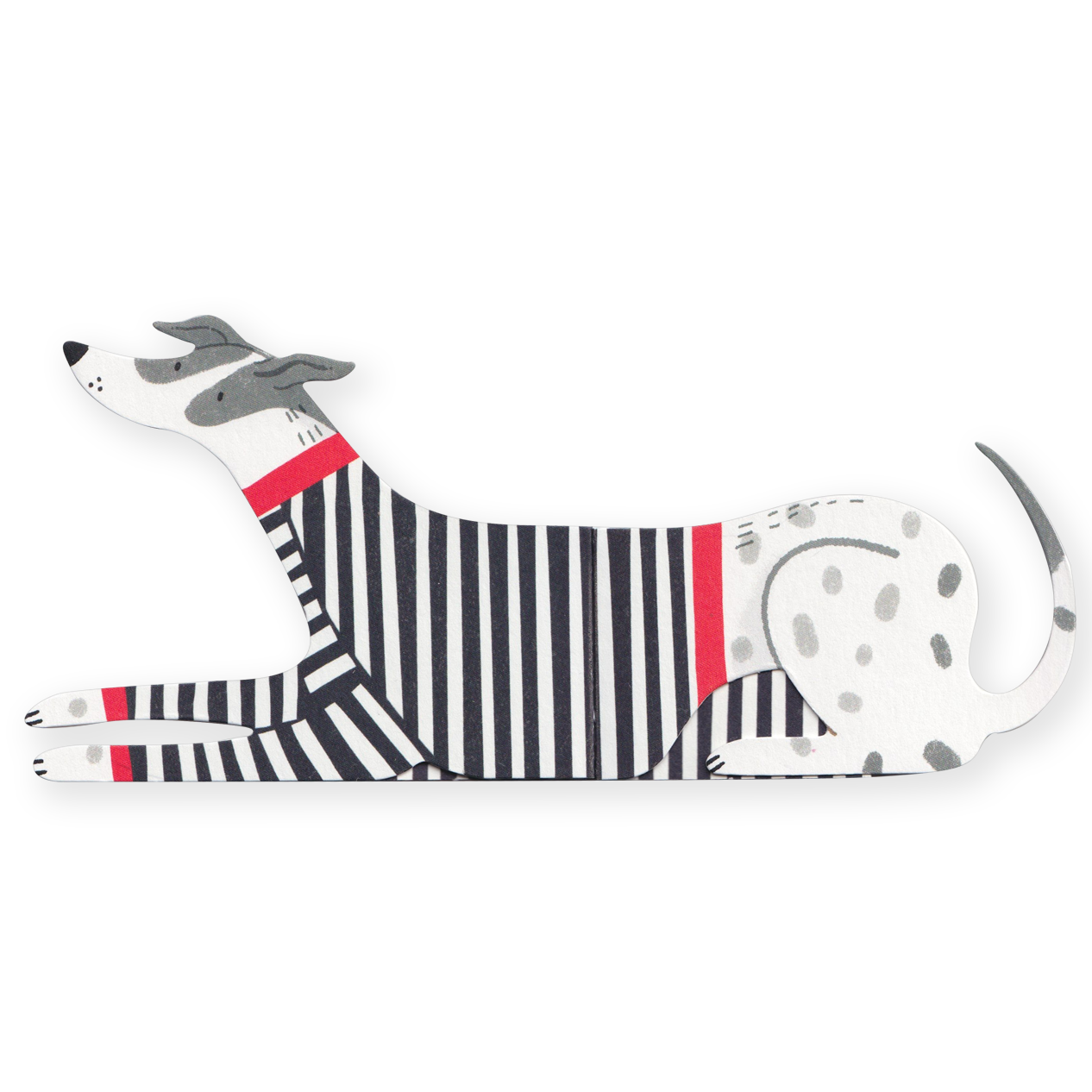Aussie Long Doggo Shaped Extendable Card