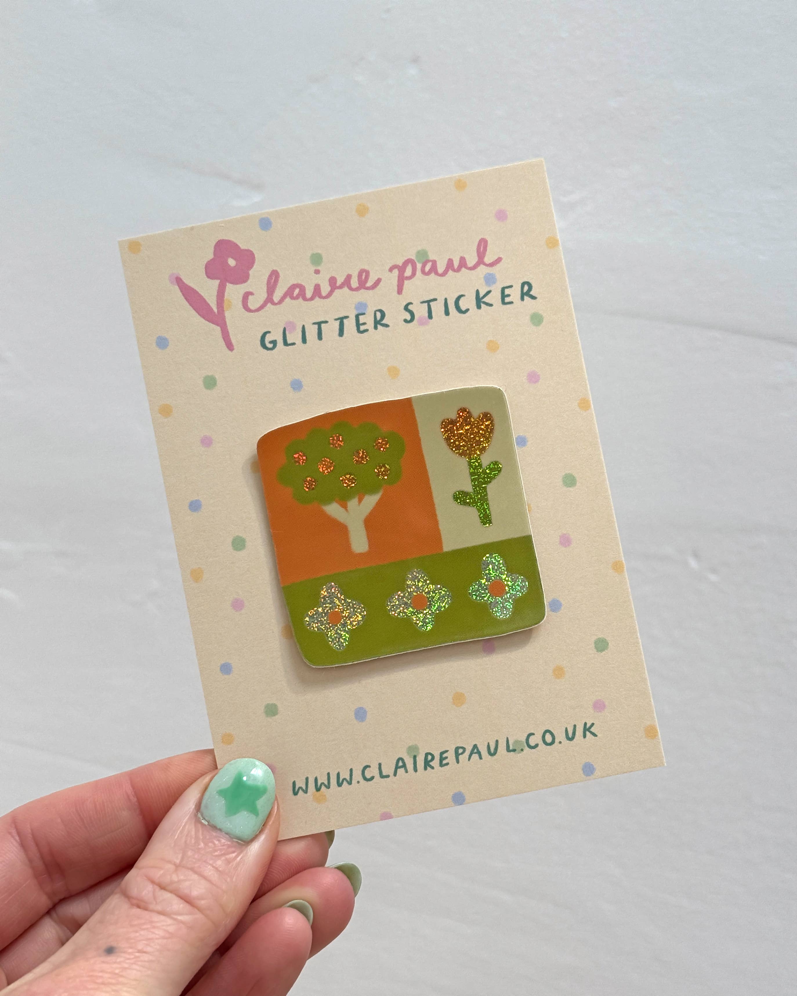 Garden Patch Holographic Sticker