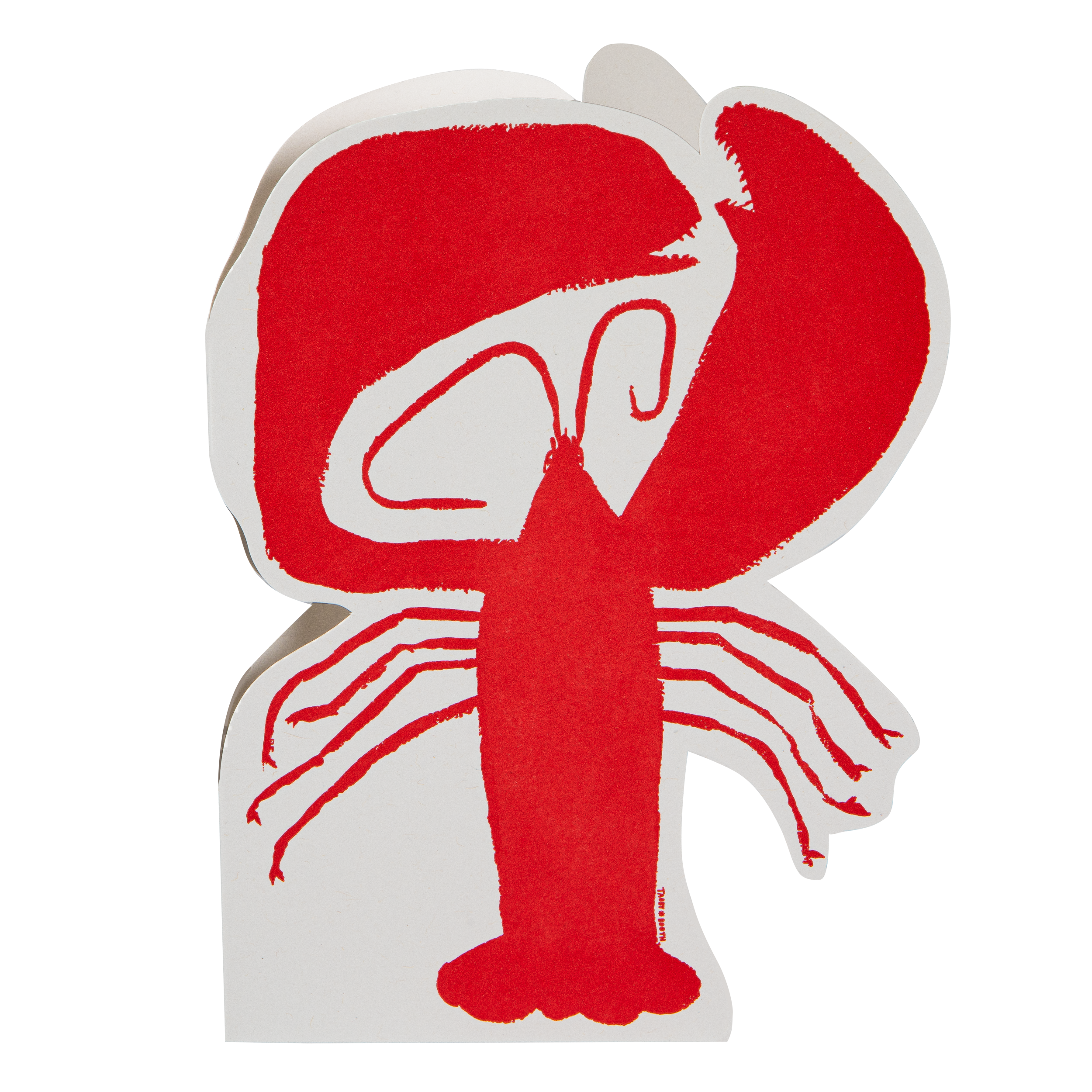 The Lobster Cut-Out Card