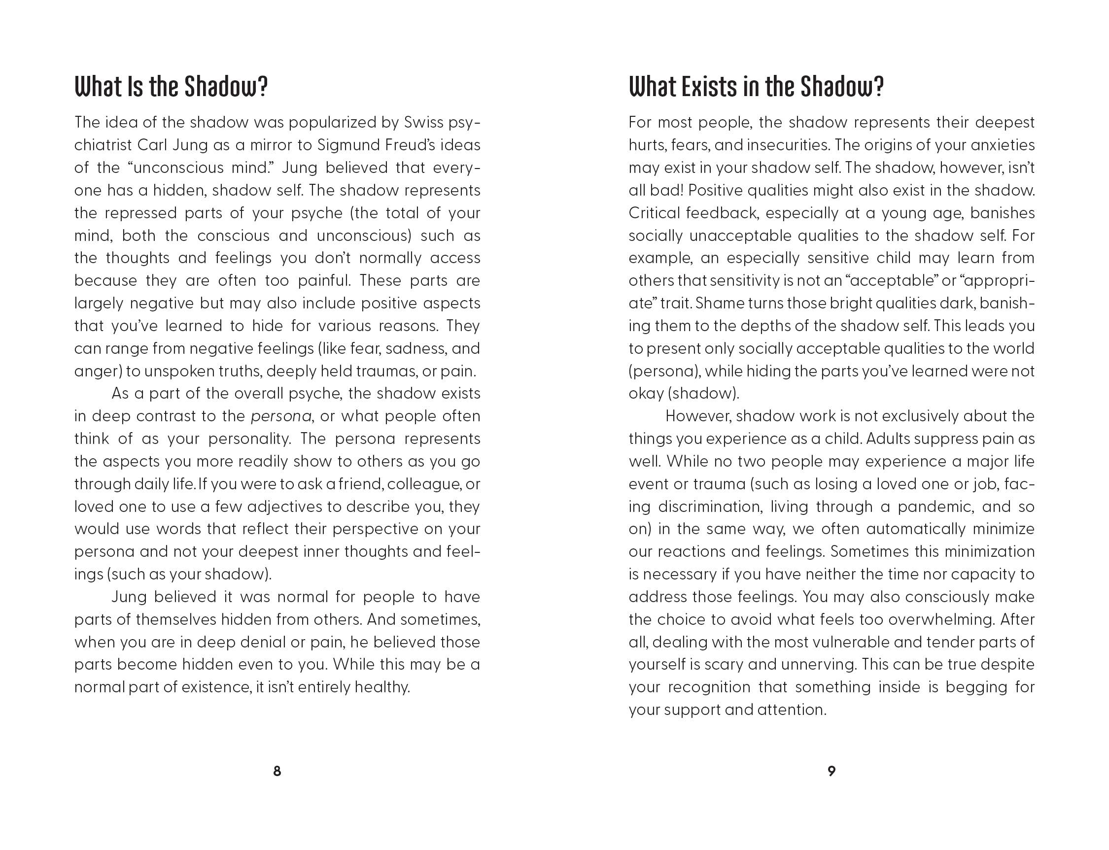 Shadow Work Self-Reflection Deck