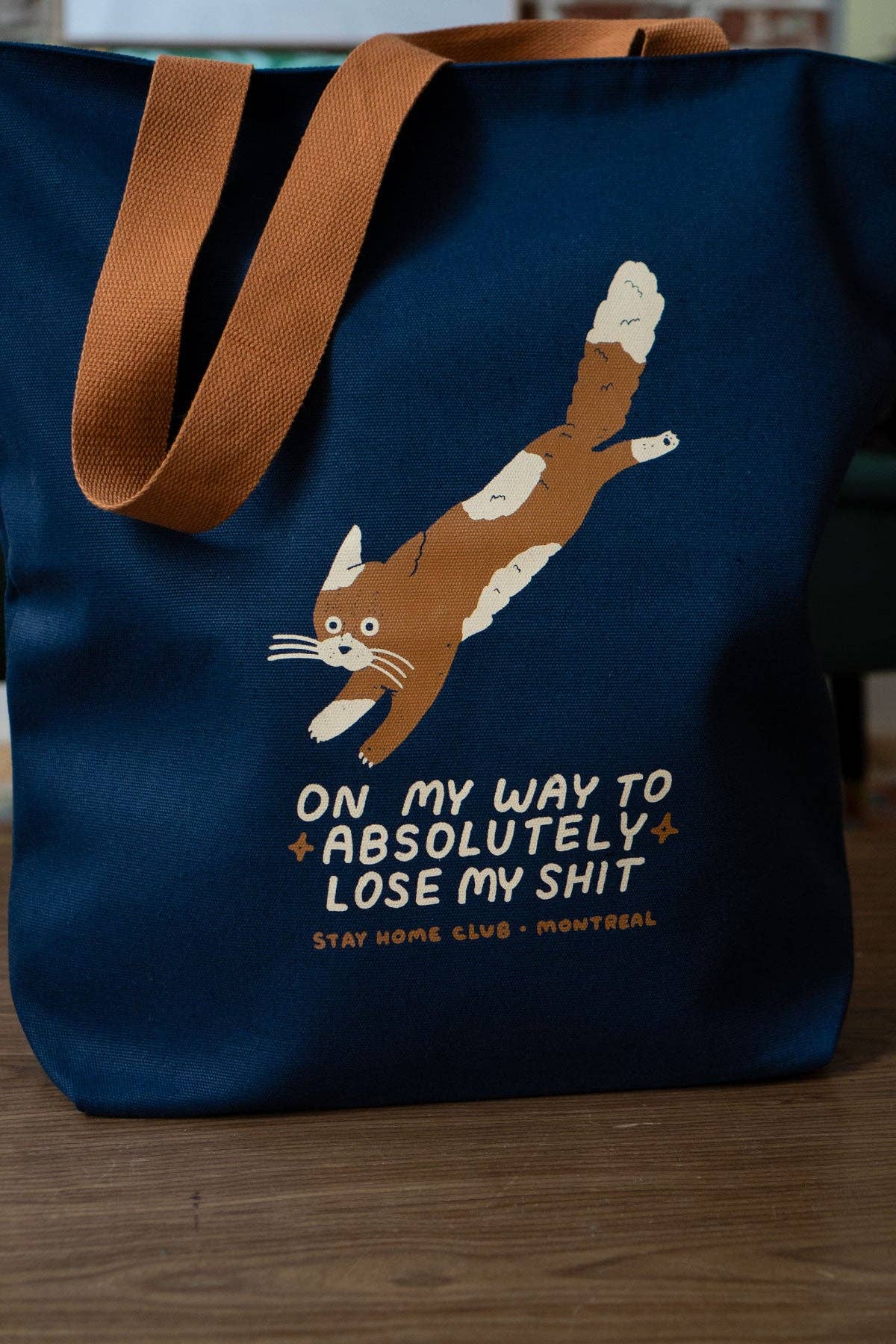 Lose My Sh*t (Cat) Big Zip Tote