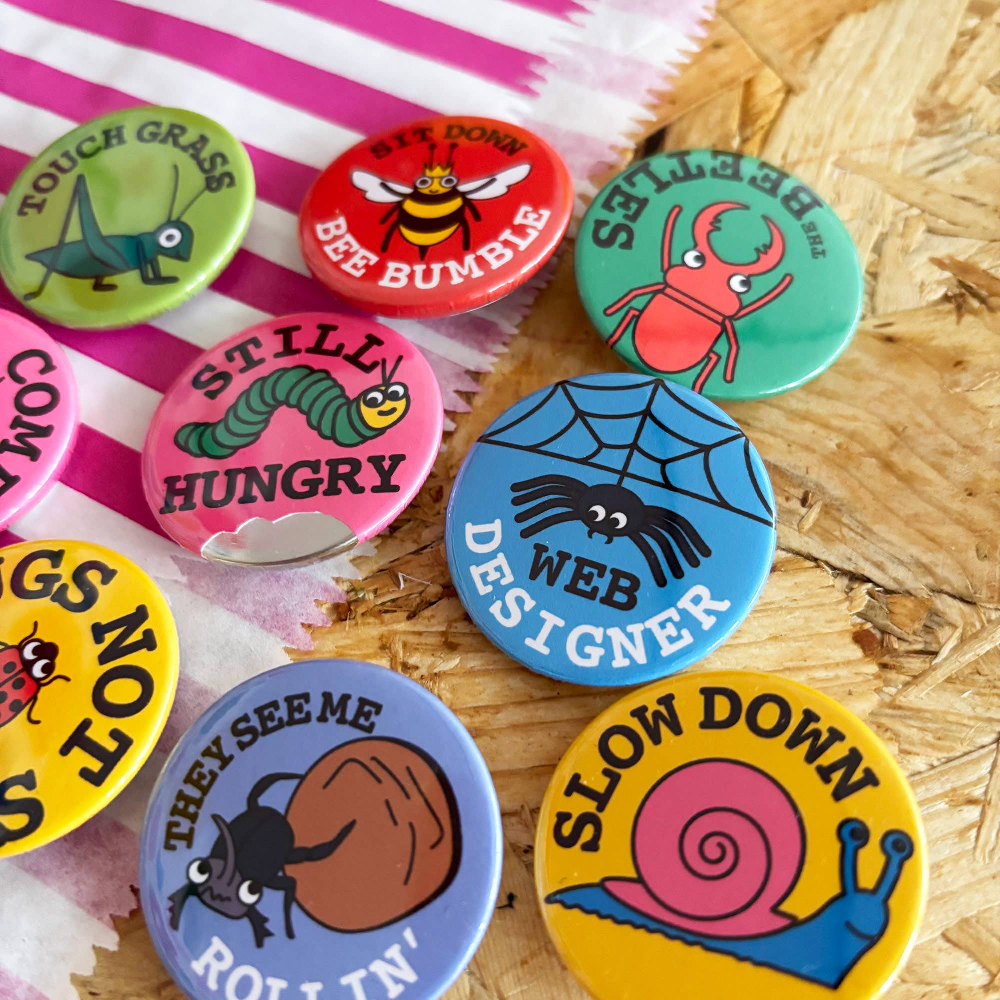Slow Down Snail Badge