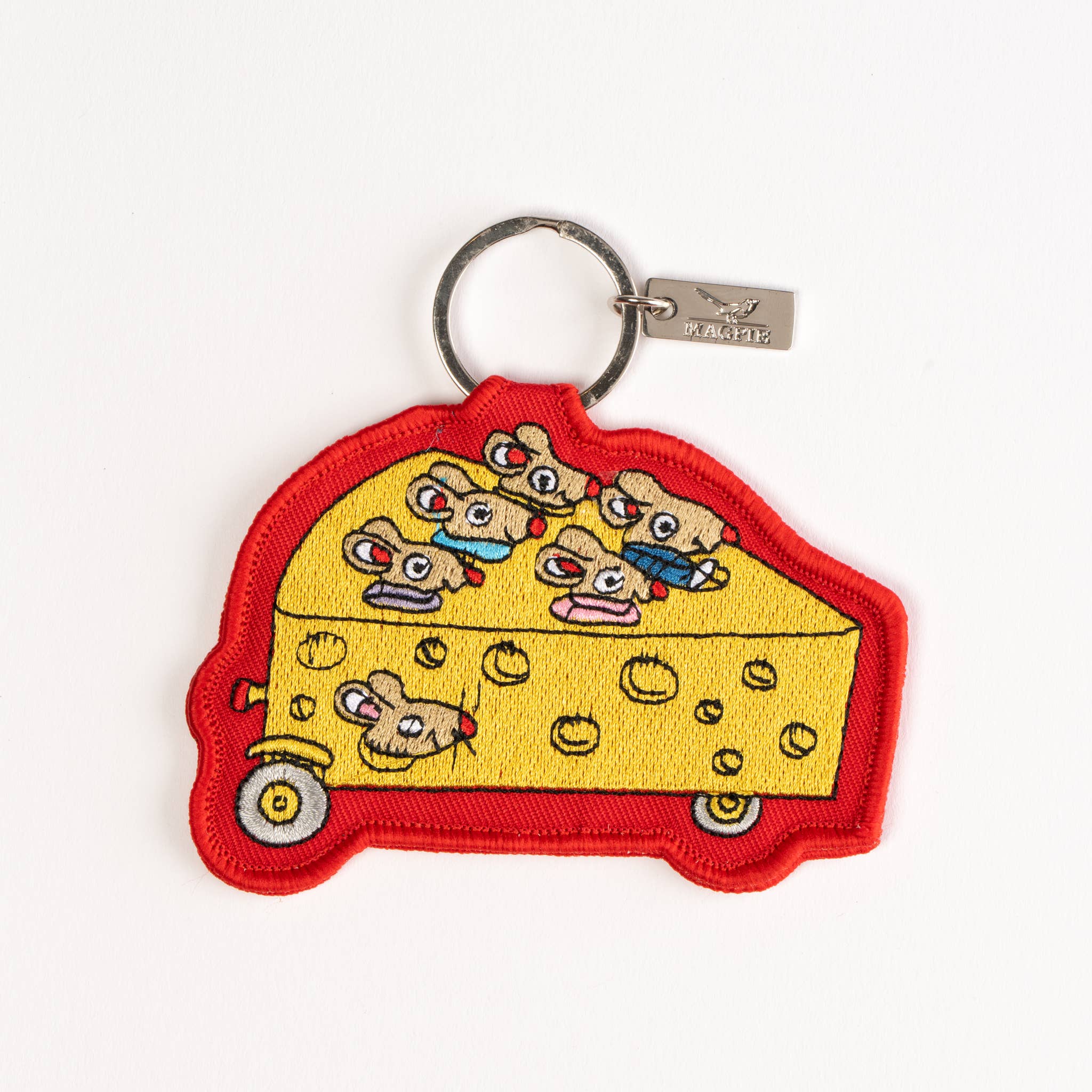 Richard Scarry Cheesecar Keyring
