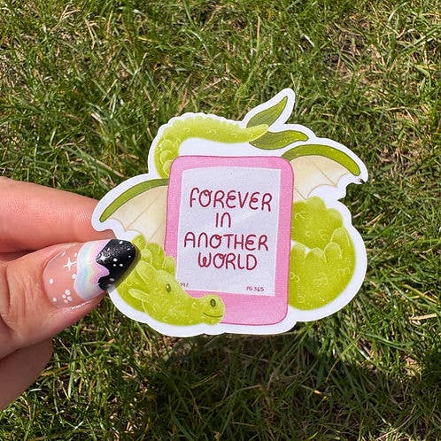 In Another World Dragon Sticker