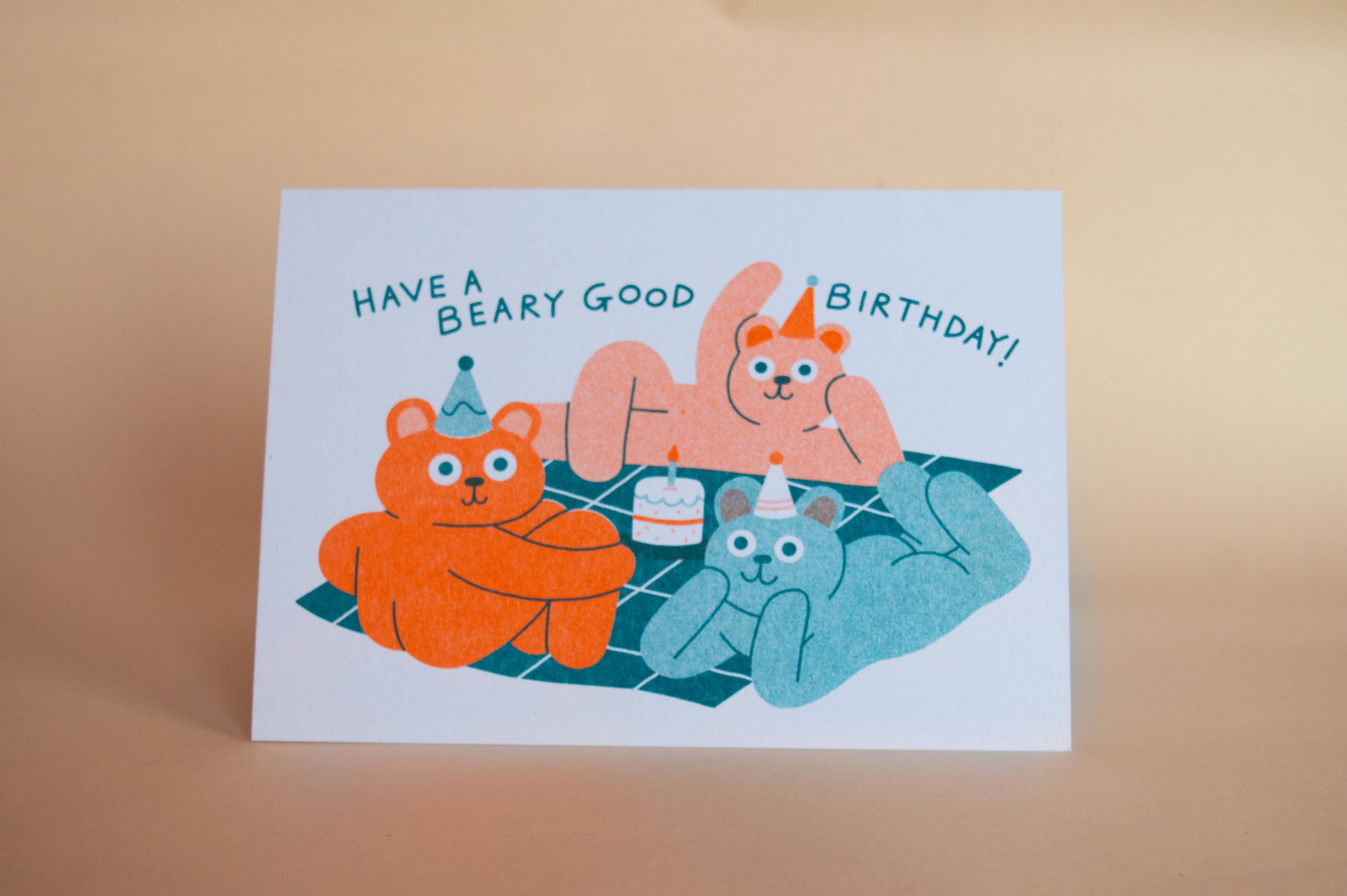 Have a Beary Good Birthday Card