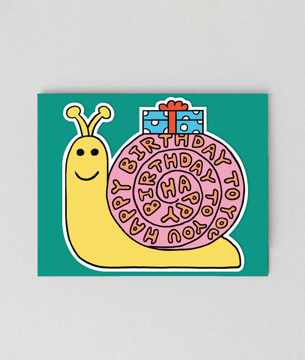 Birthday Snail Card
