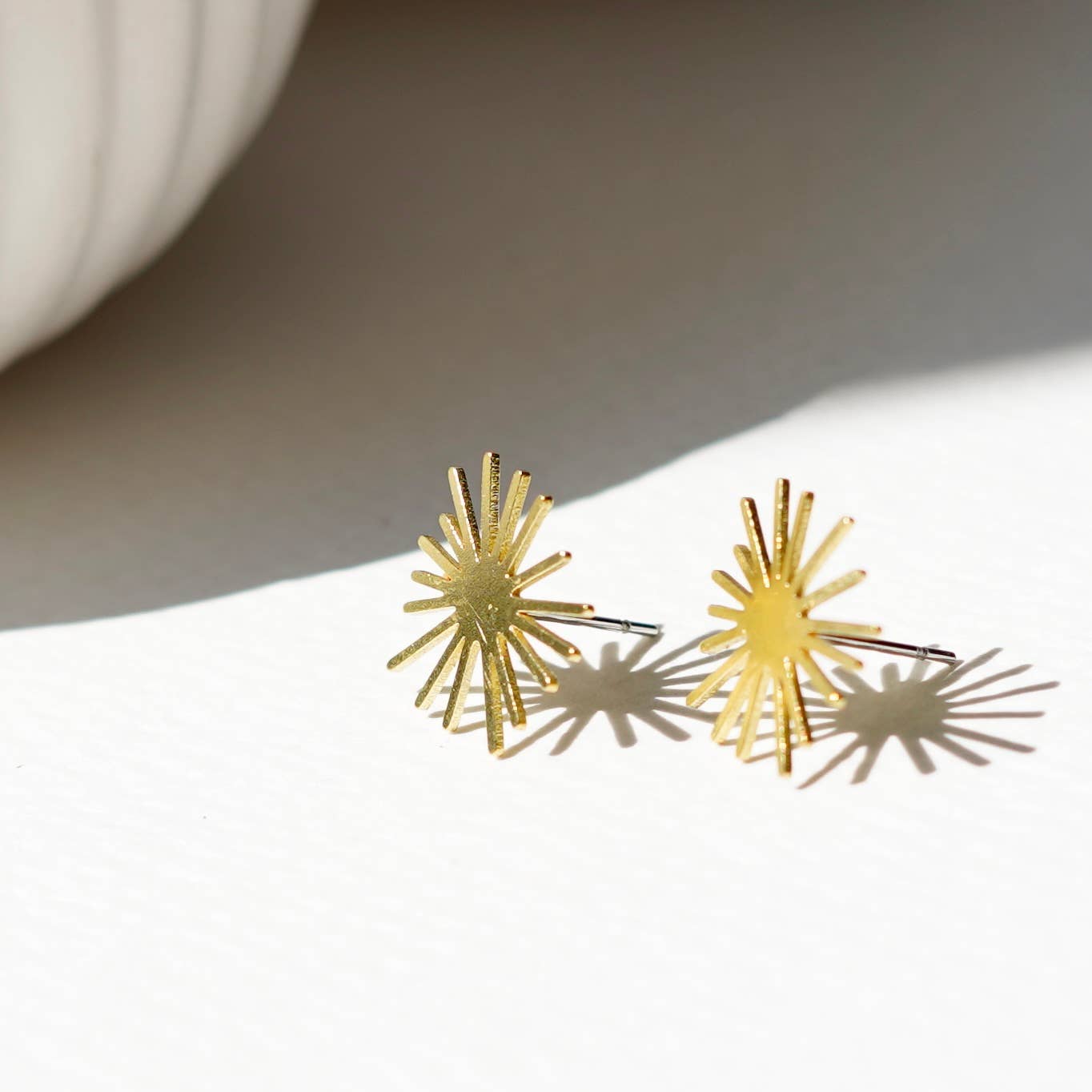Sunburst Stud Earrings