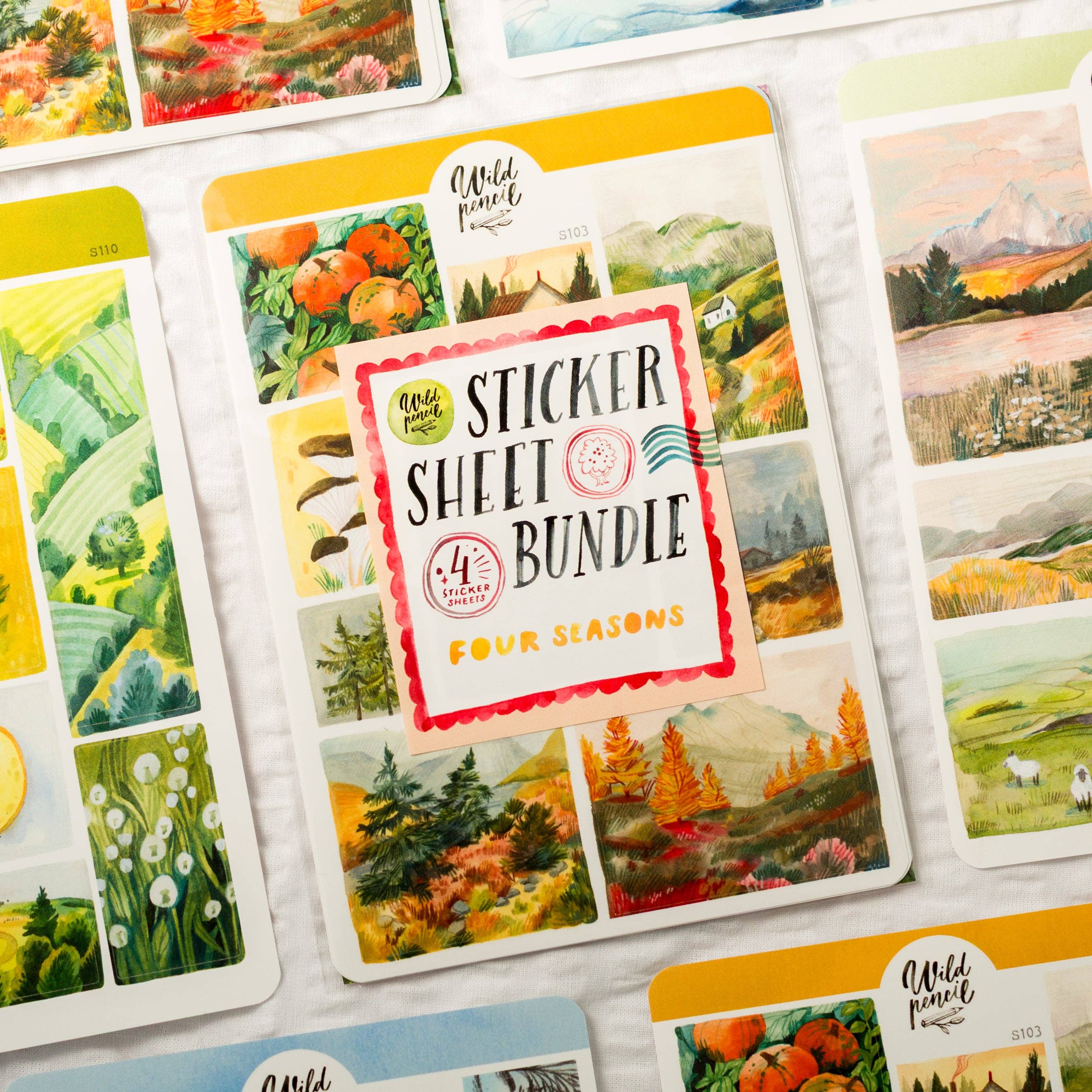 Four Seasons Sticker Sheet Bundle