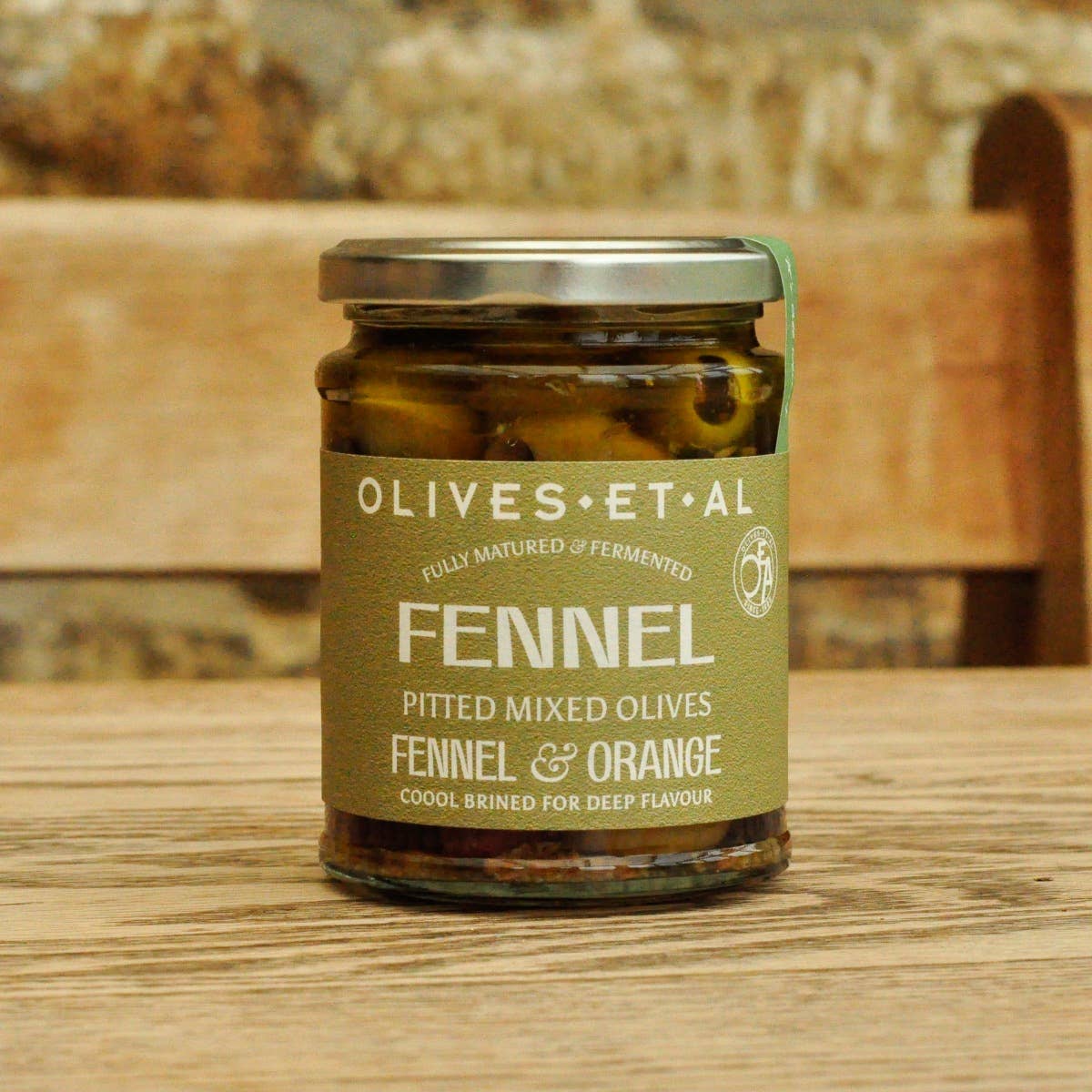 Fennel & Orange Pitted Mixed Olives