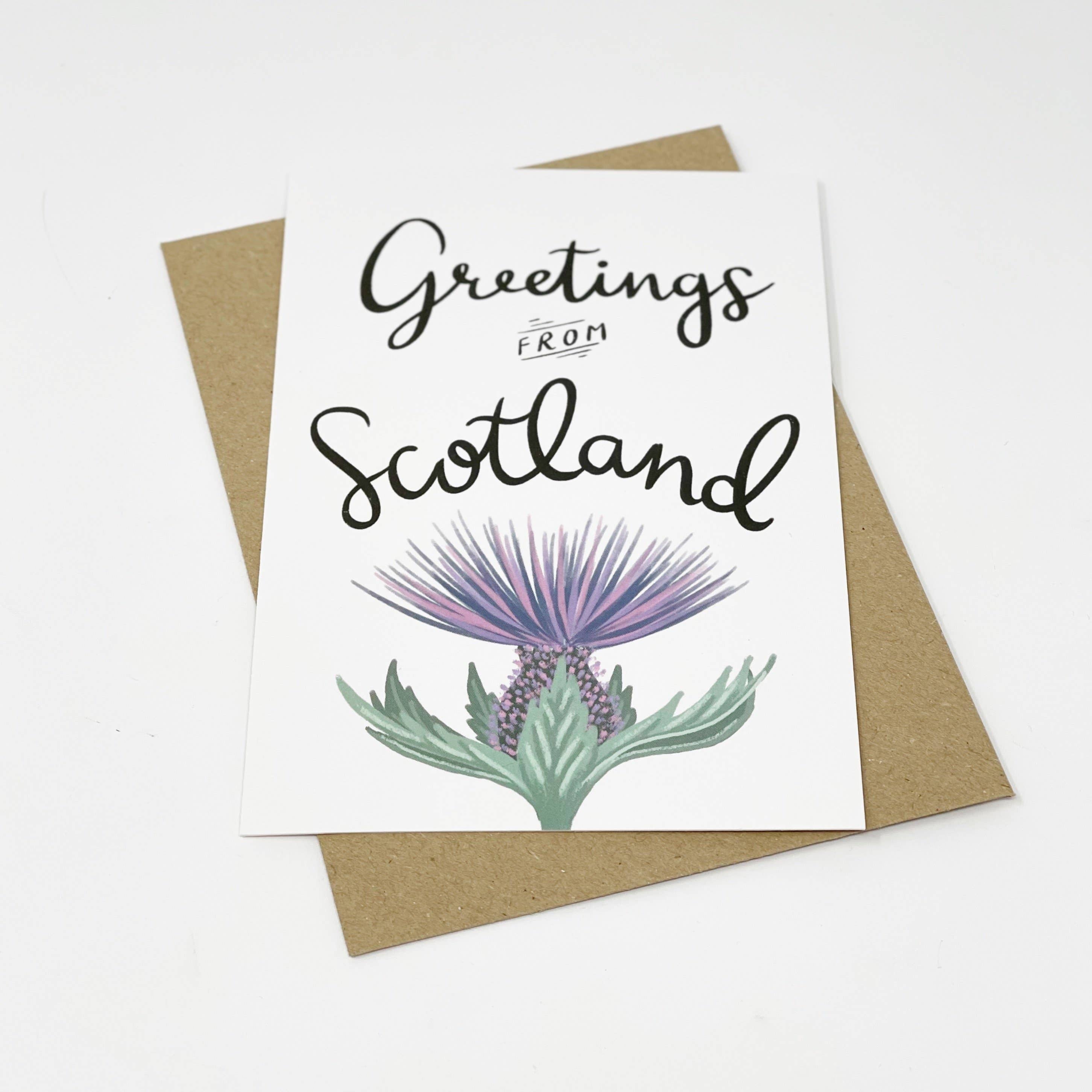 Greetings From Scotland Card