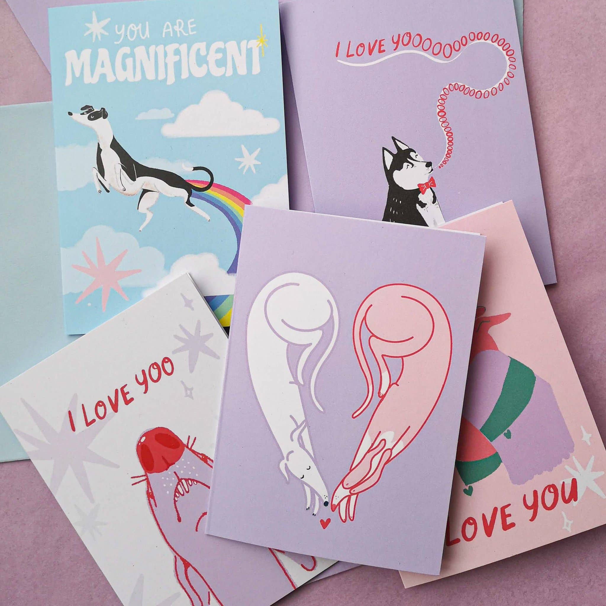I Love Yoo Sighthound Card