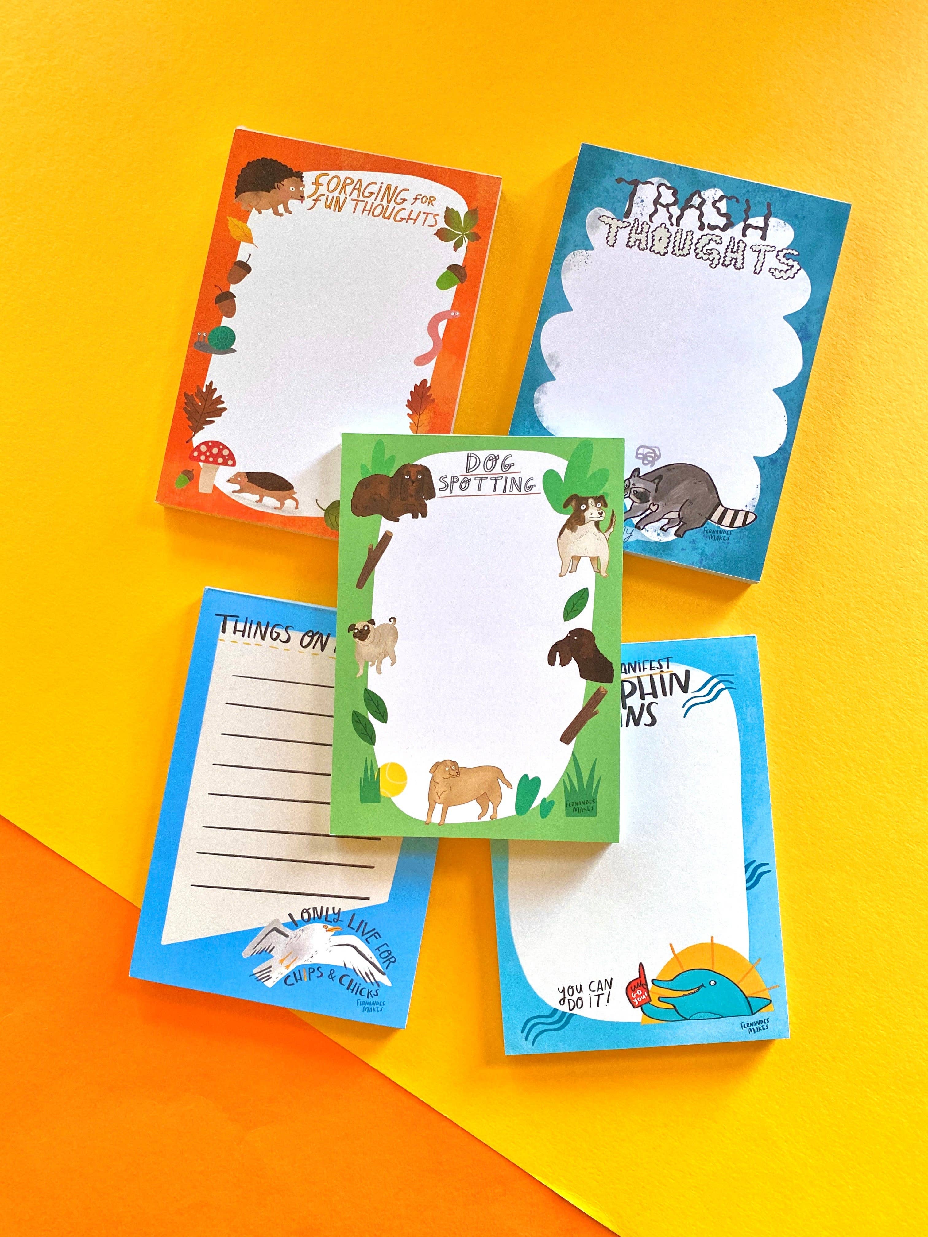 Foraging For Fun Thoughts Notepad - A6