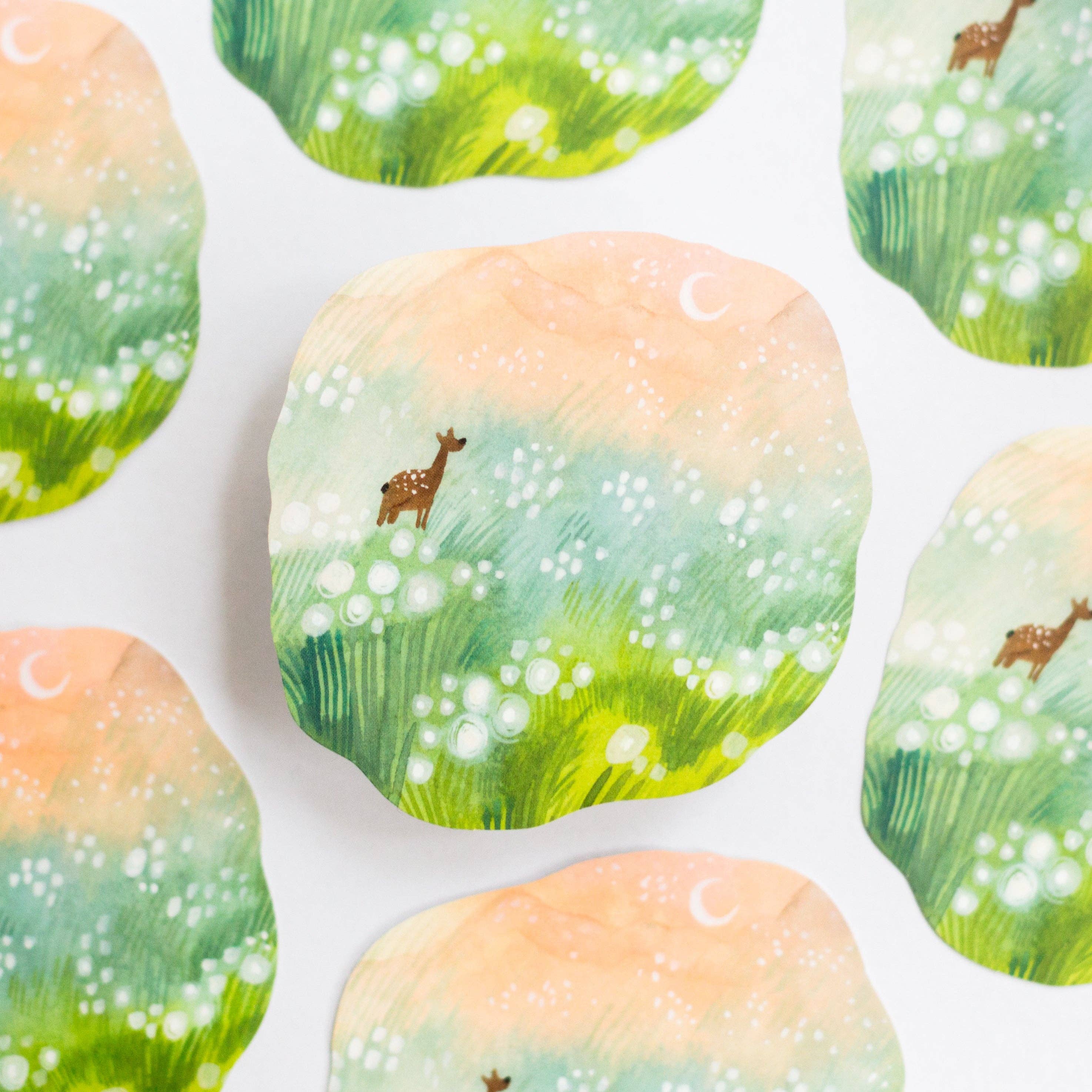 Sunrise On The Meadow Sticker