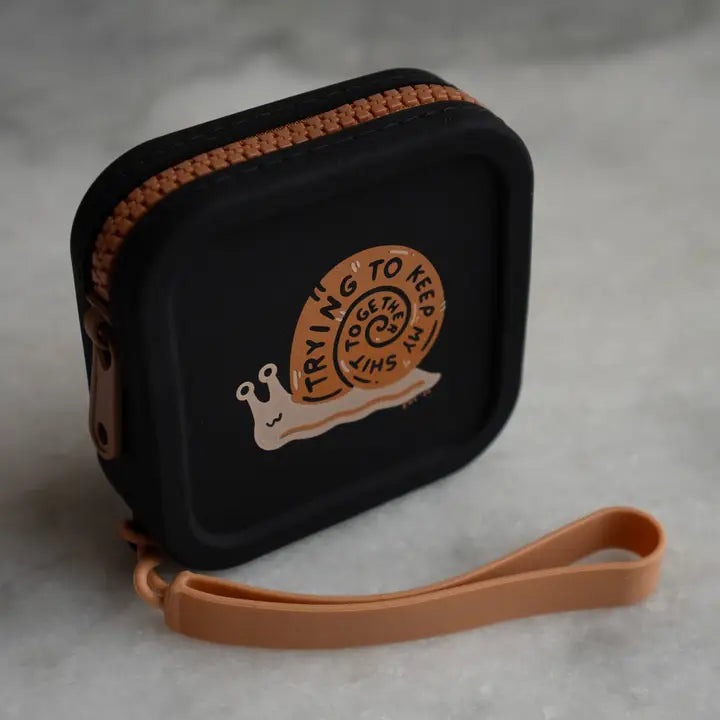 Trying - Zipper Coin Pouch