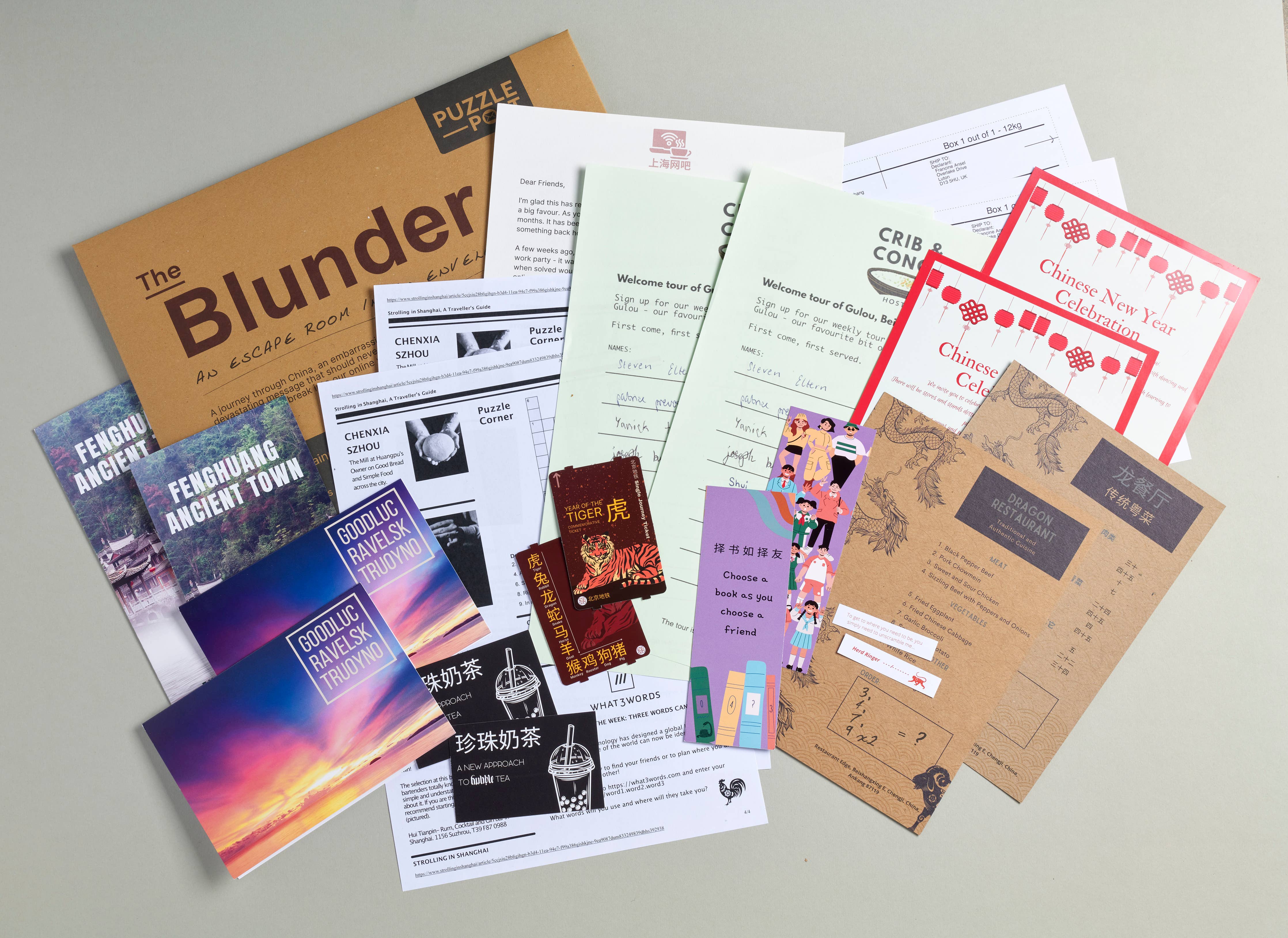 The Blunder Escape Room Game