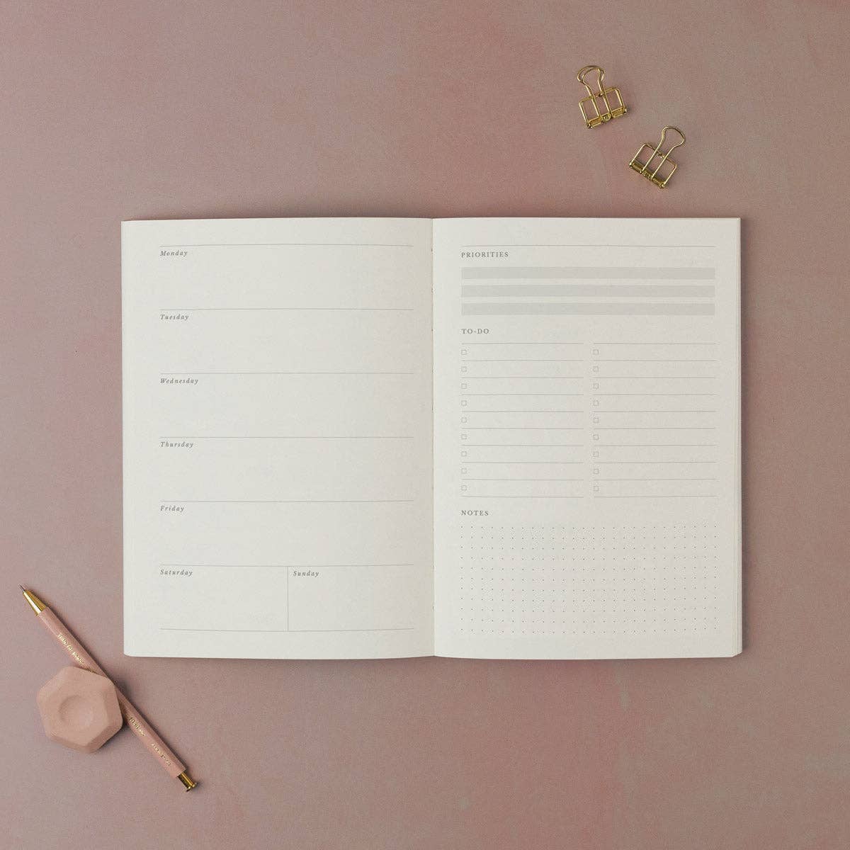 Nurture Botanical Weekly Planner