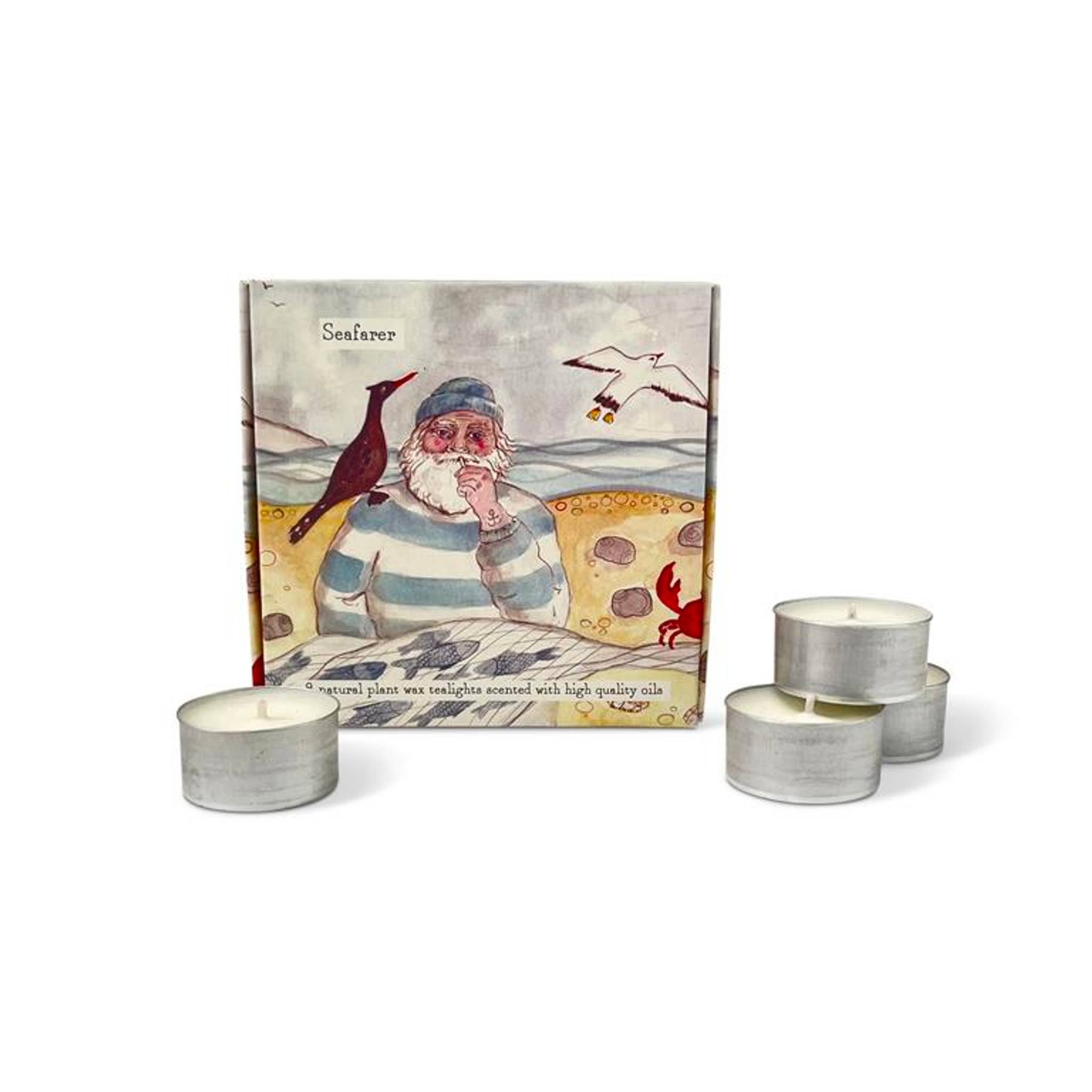 Fisherman - Sea Salt & Wild Flower Scented Tealight Set
