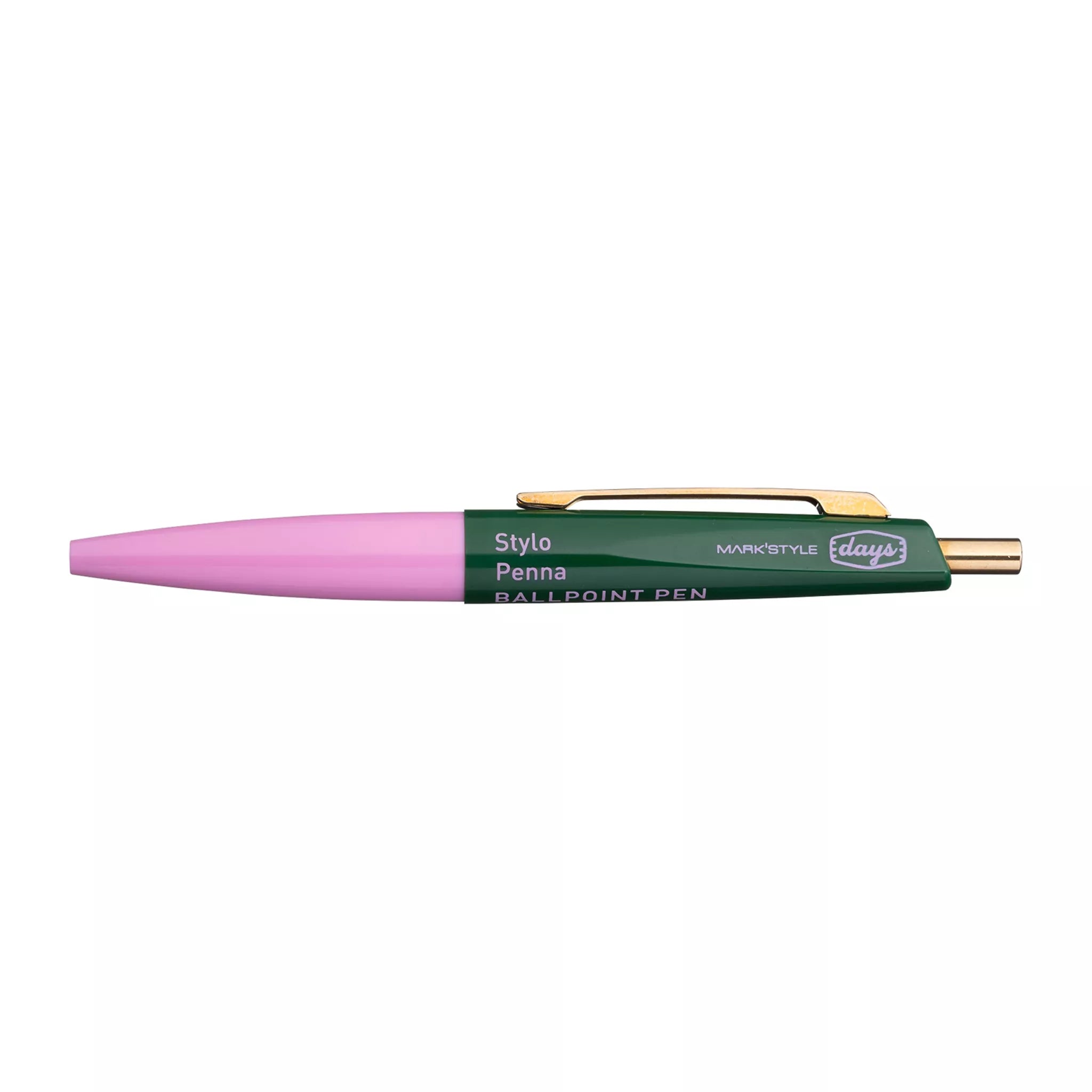 Dark Green & Pink Mini Ballpoint Pen