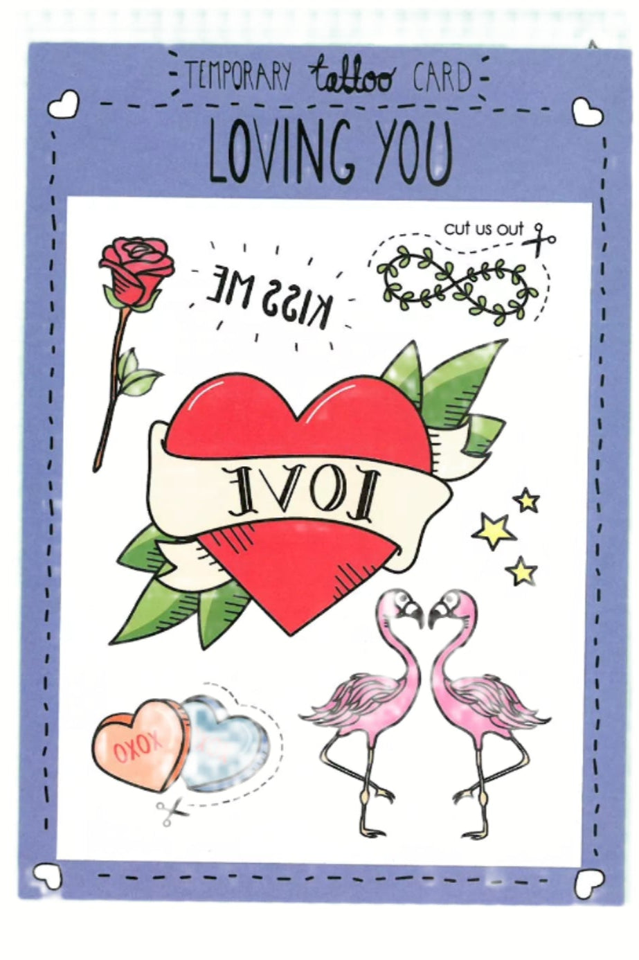Loving You Tattoo Card