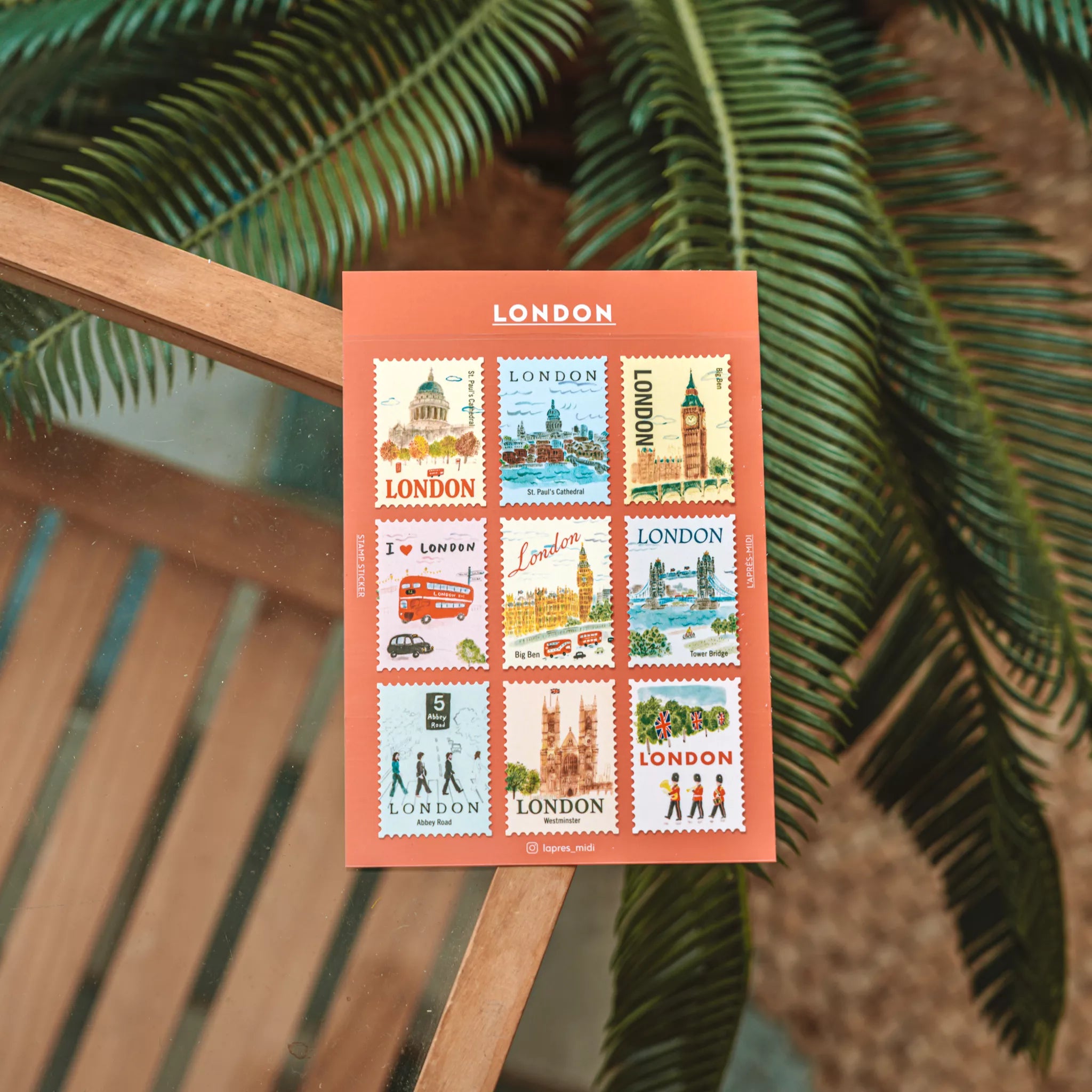 Postage Stamp Stickers - London