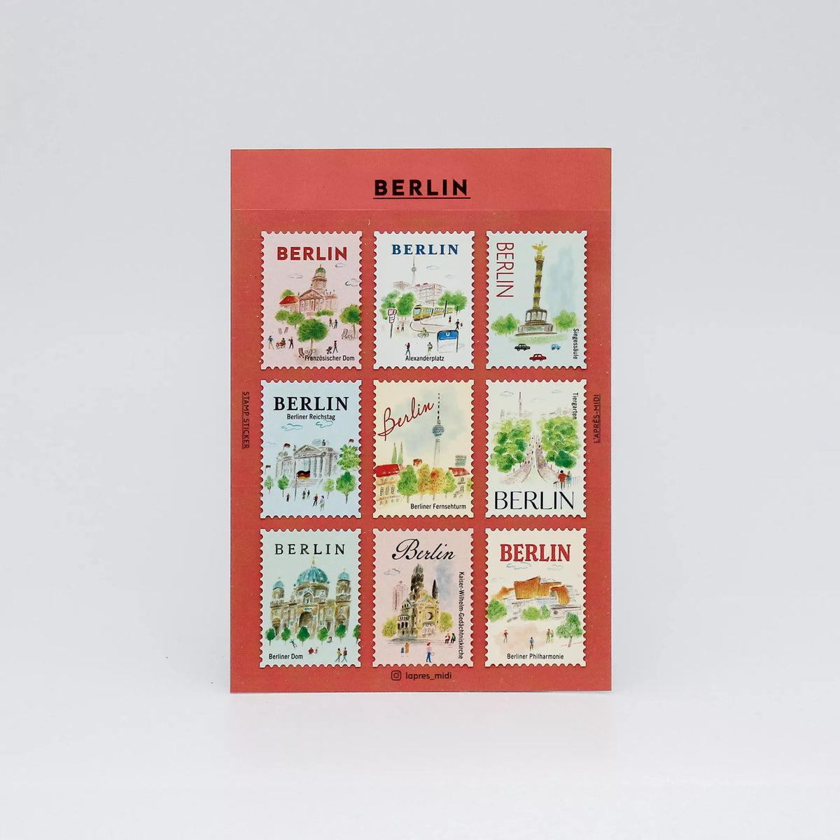 Postage Stamp Stickers - Berlin