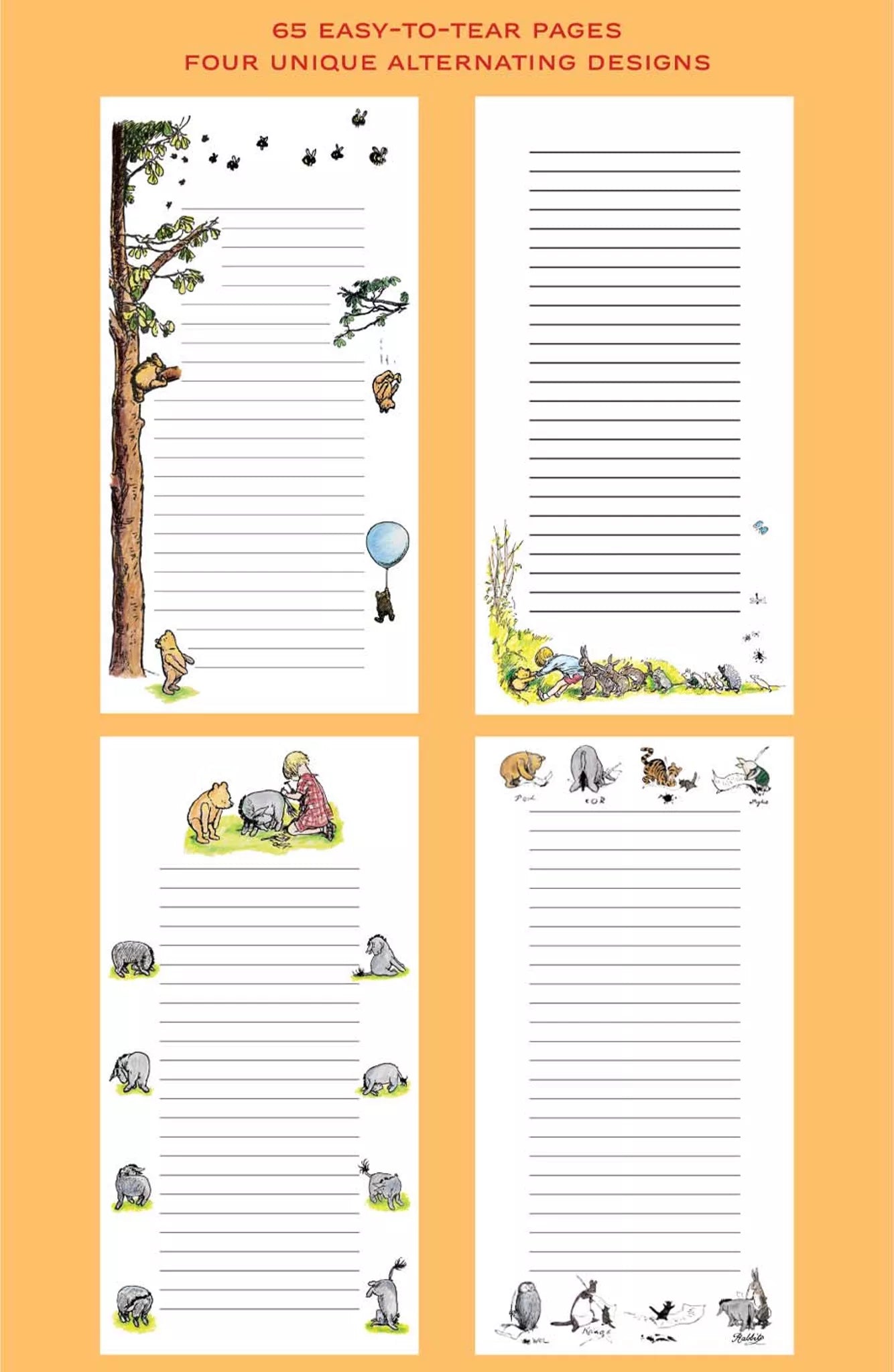 Winnie The Pooh Notepad