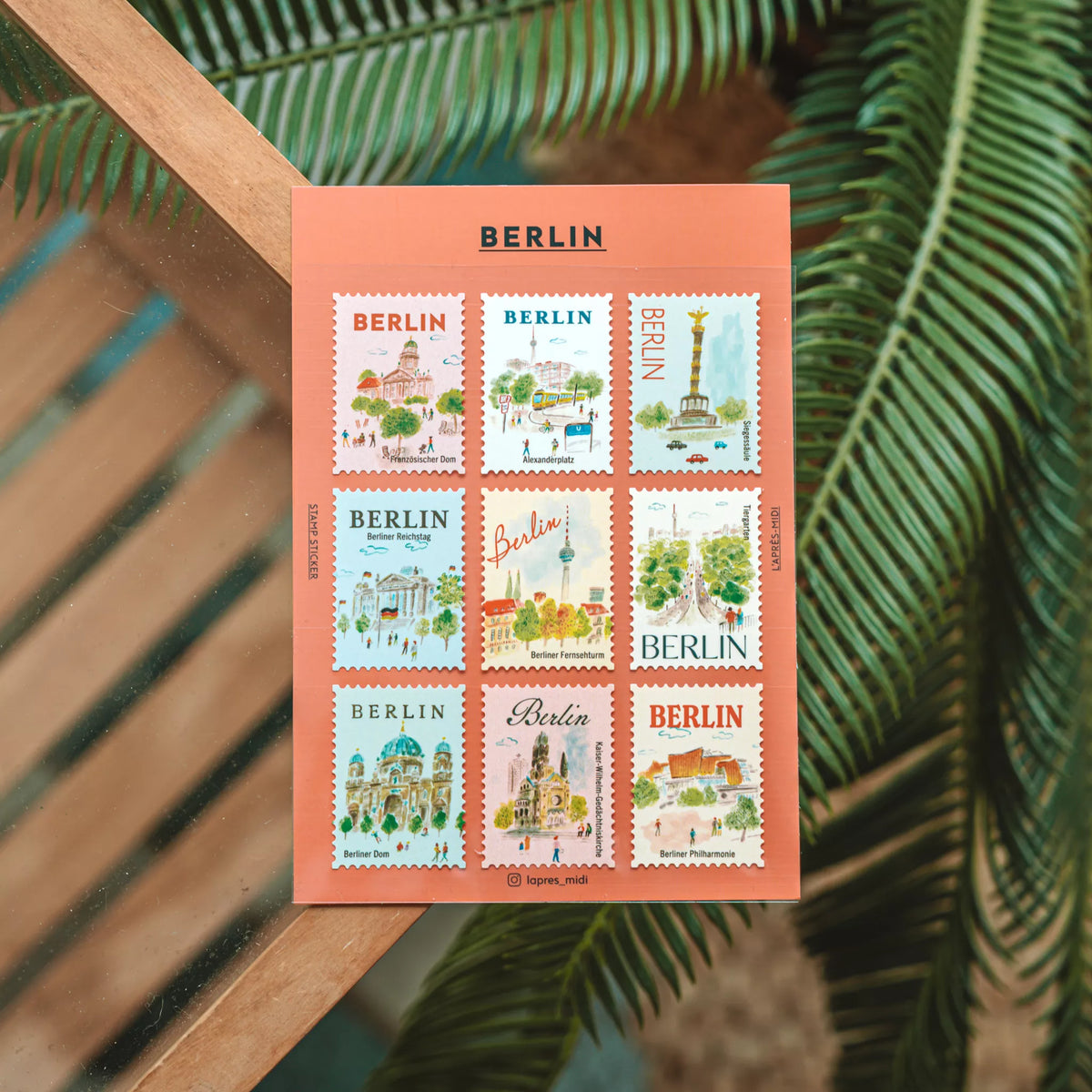 Postage Stamp Stickers - Berlin