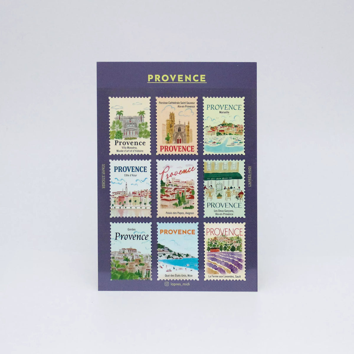 Postage Stamp Stickers - Provence