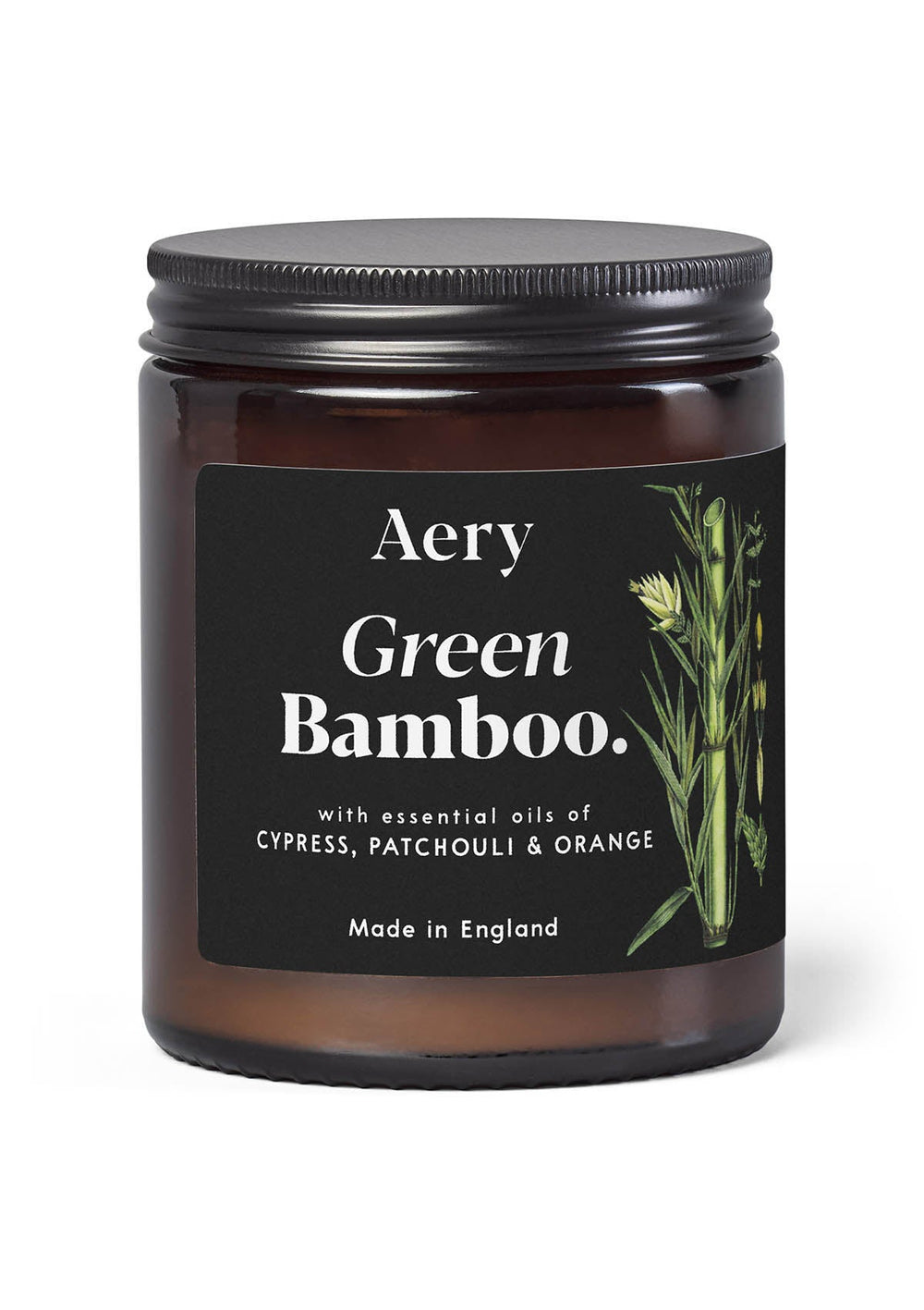 Green Bamboo Scented Jar Candle