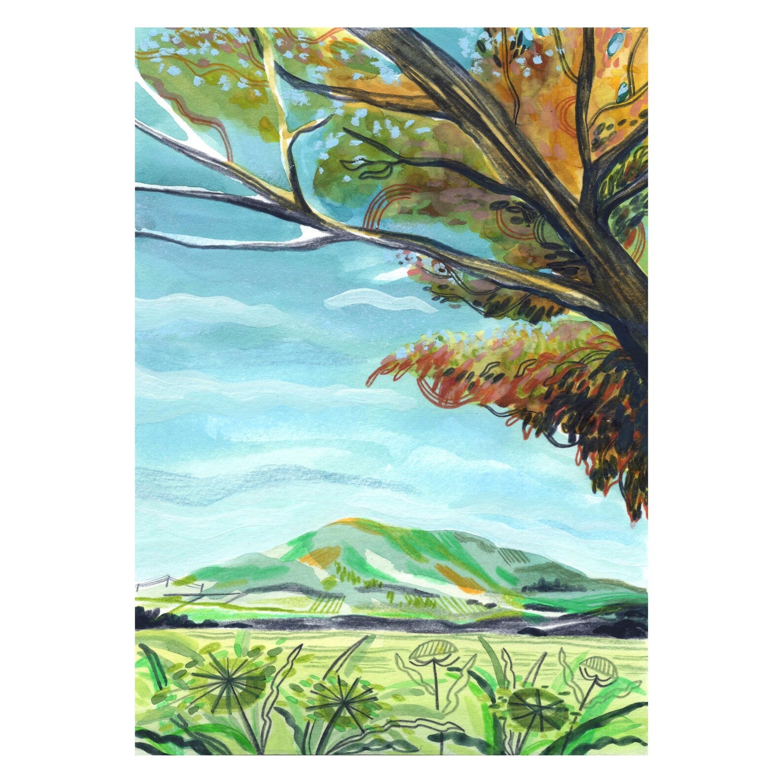 The Pentland Hills Art Print