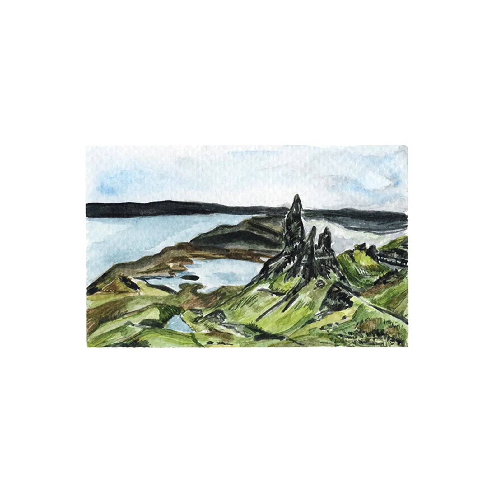 A6 Old Man O Storr Print