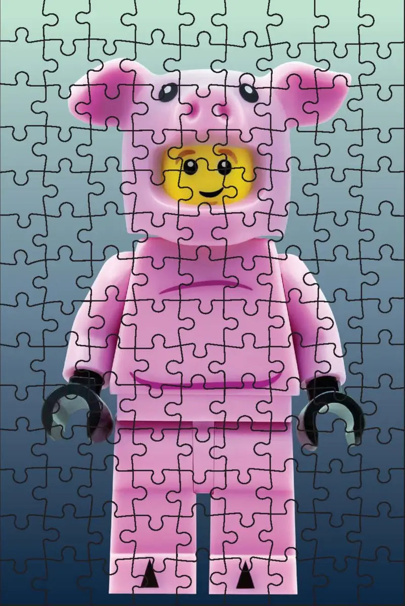 Lego Mystery Minifigure Mini Puzzle - BLUE Edition
