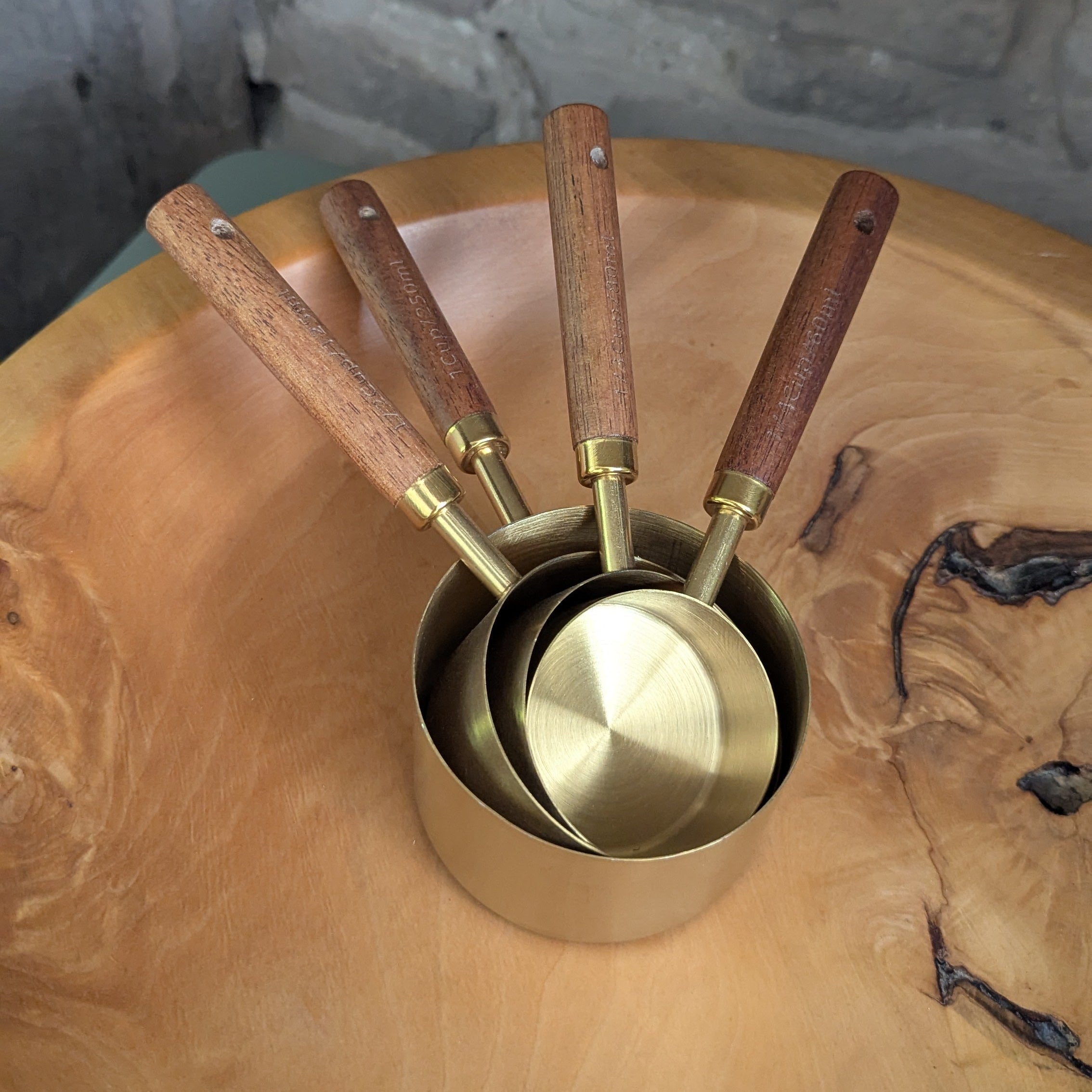 Brass Measuring Cups