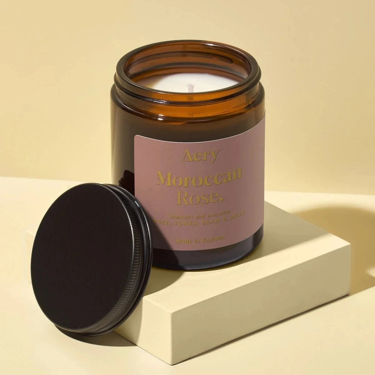 Moroccan Rose Scented Jar Candle