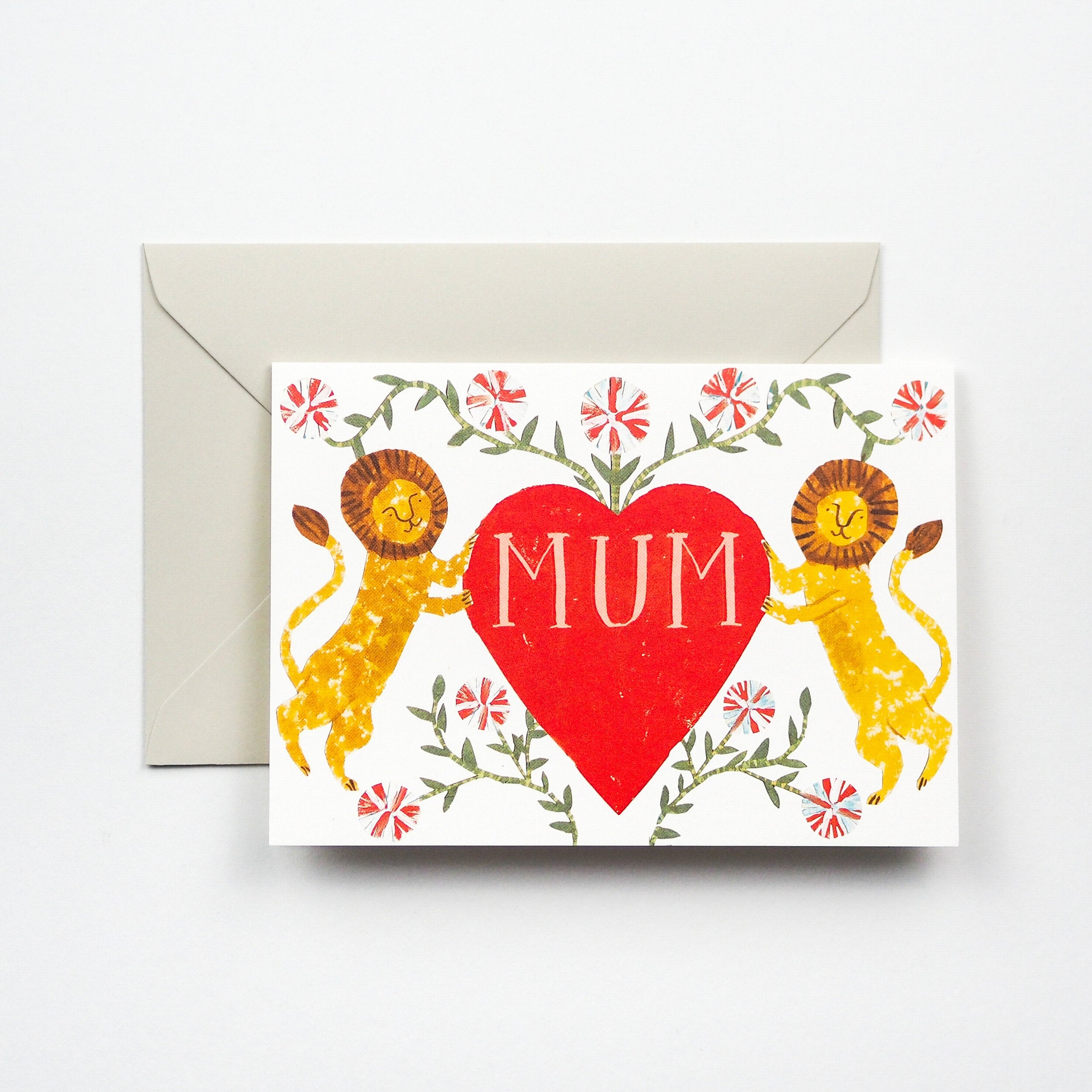 Lions & Heart Mum Card