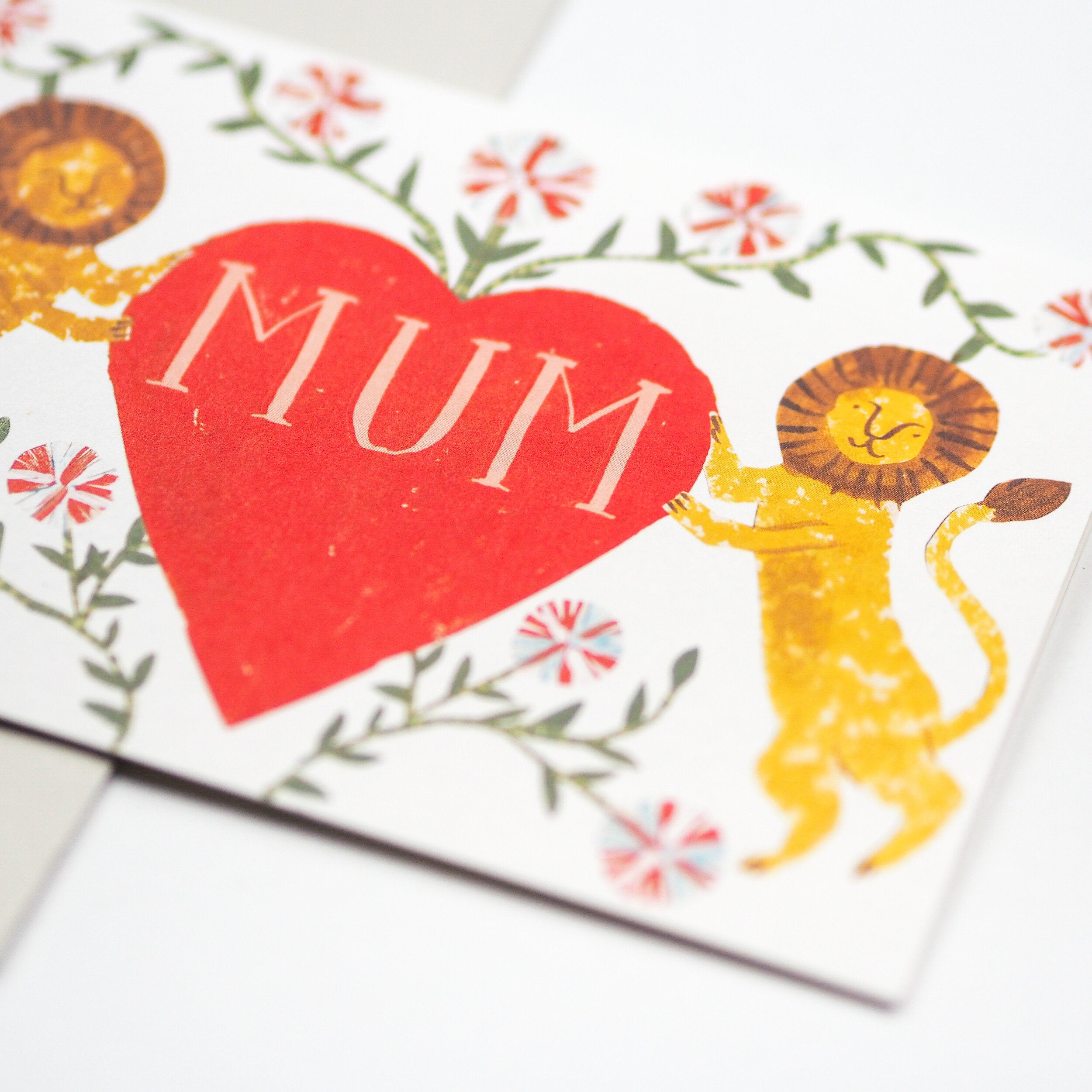Lions & Heart Mum Card