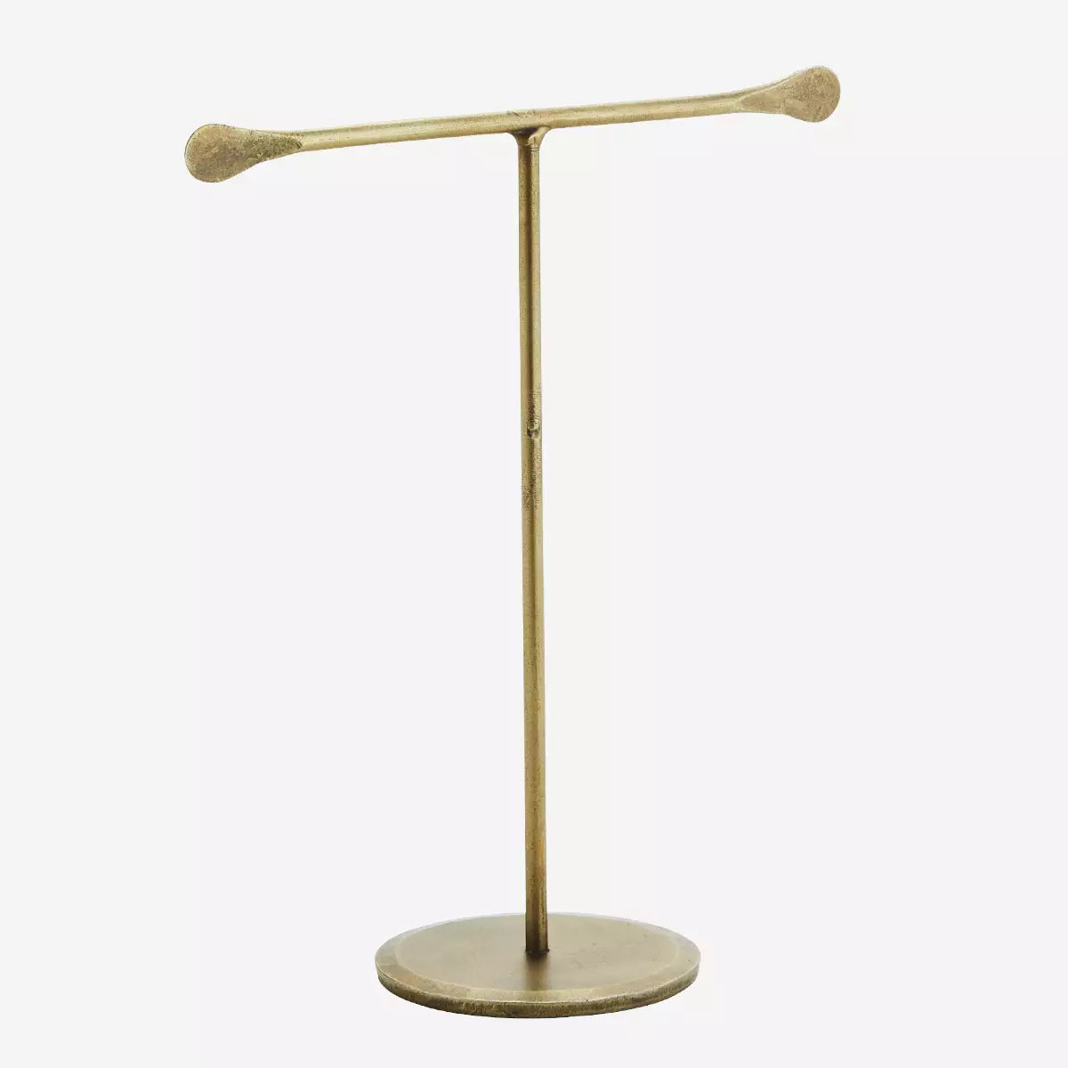 19cm Hand Forged Iron Jewellery Stand - Gold