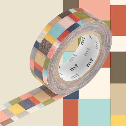 Mosaic Greyish Washi Tape