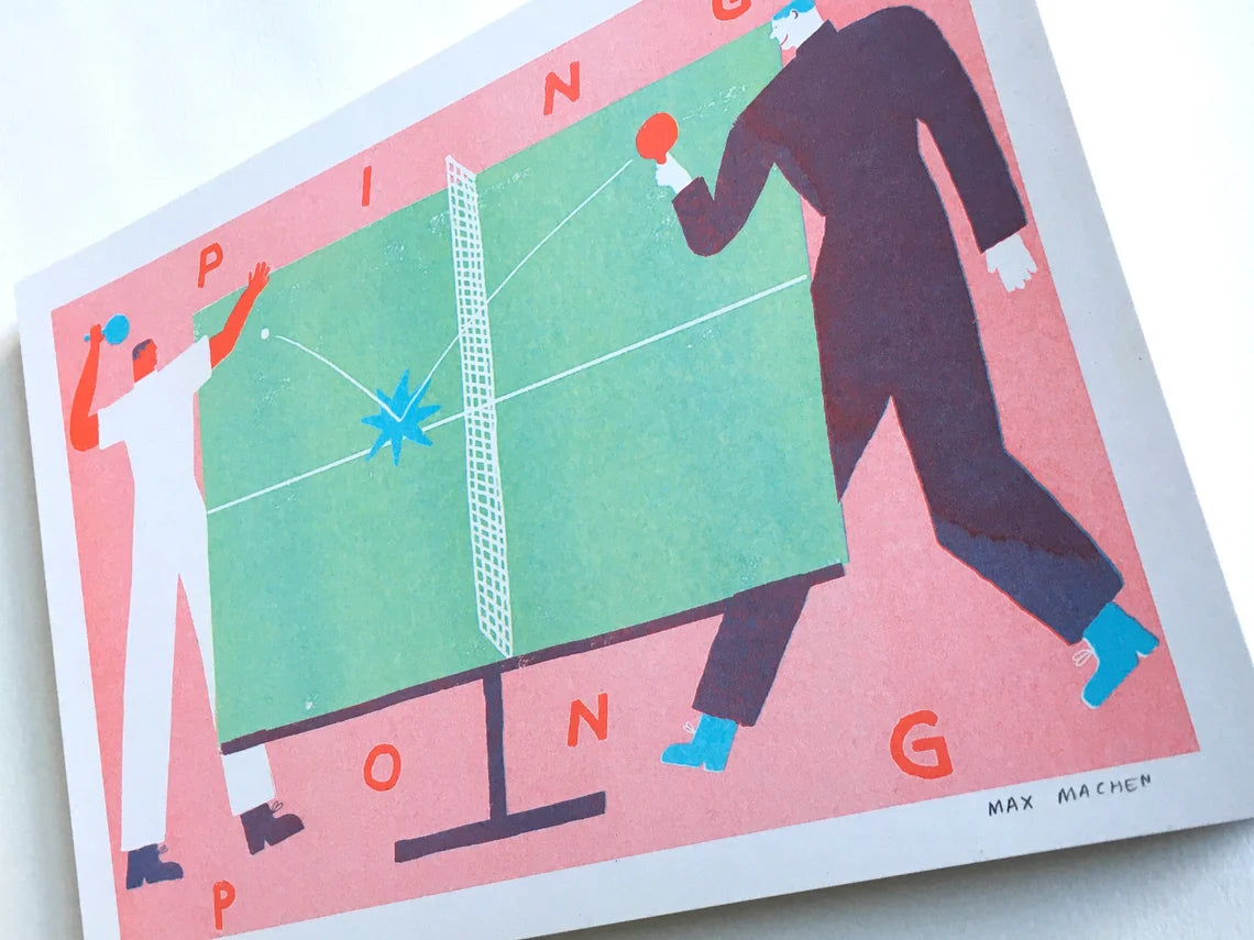 Ping Pong Art Print