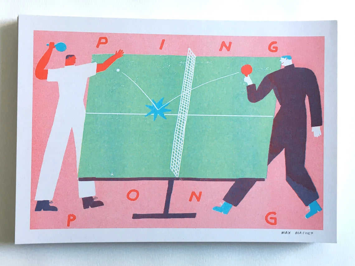 Ping Pong Art Print